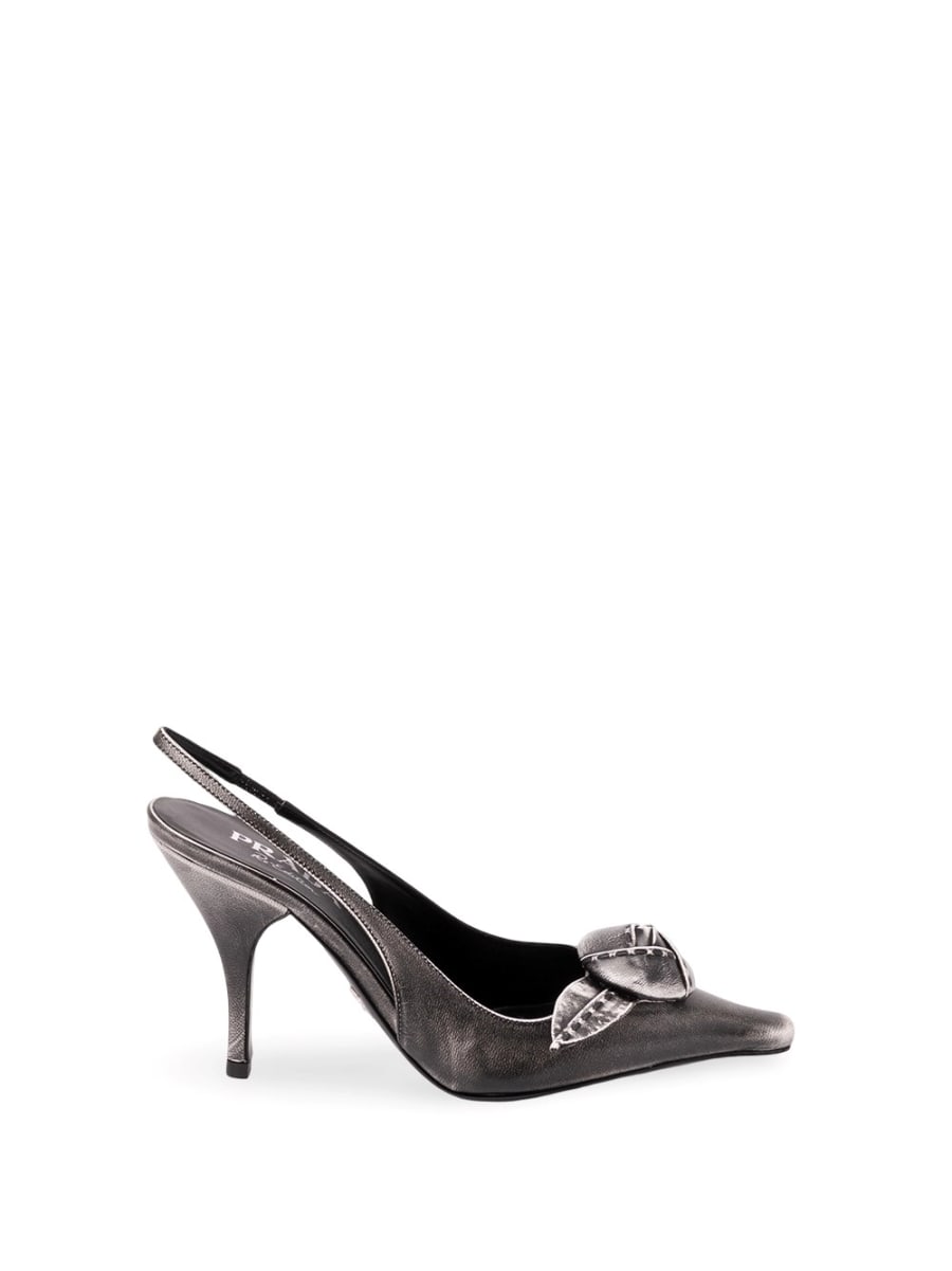 Prada Leather Slingback Pumps