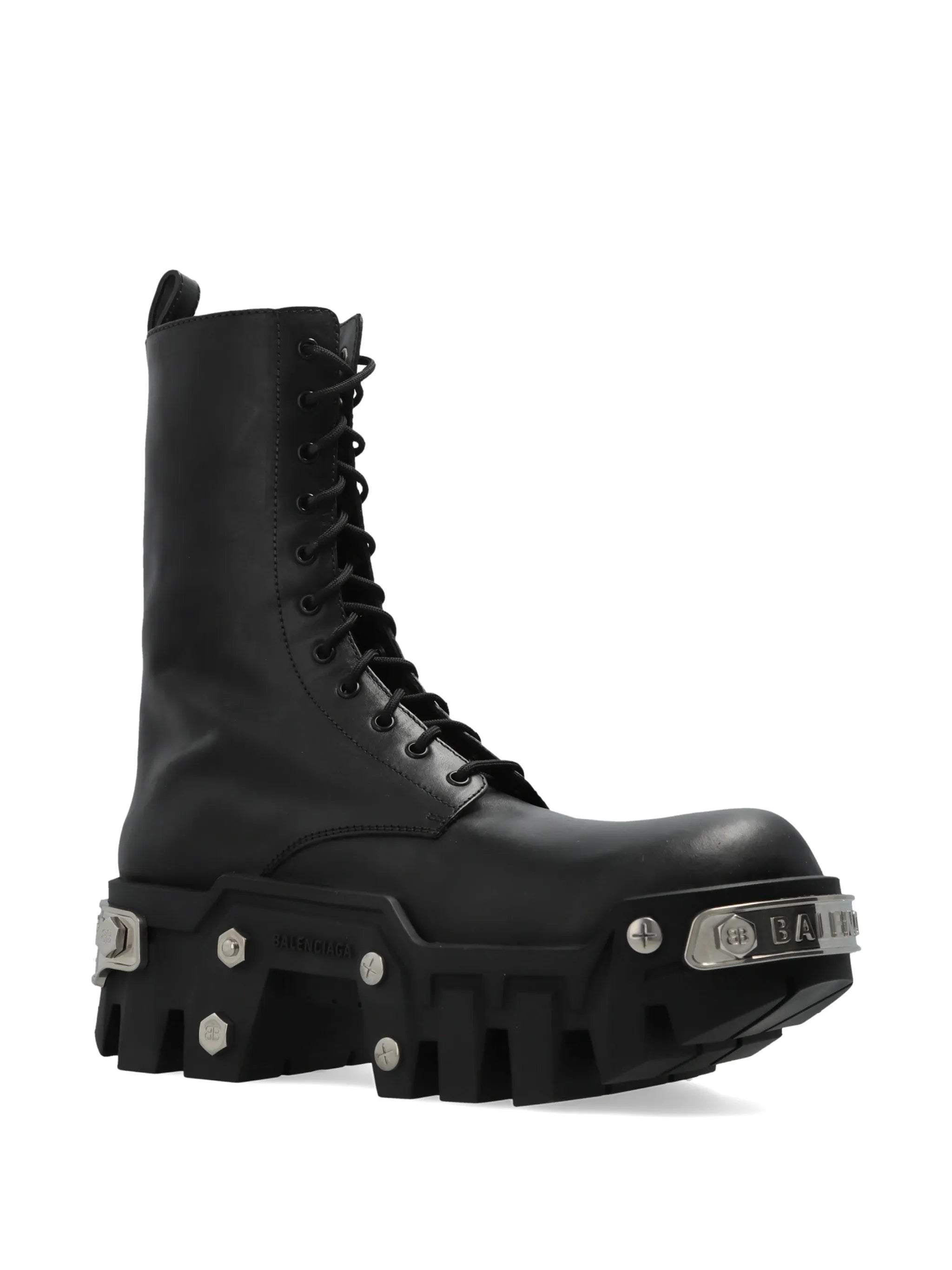 Balenciaga Balenciaga Bulldozer Lace-up Boots, view 2