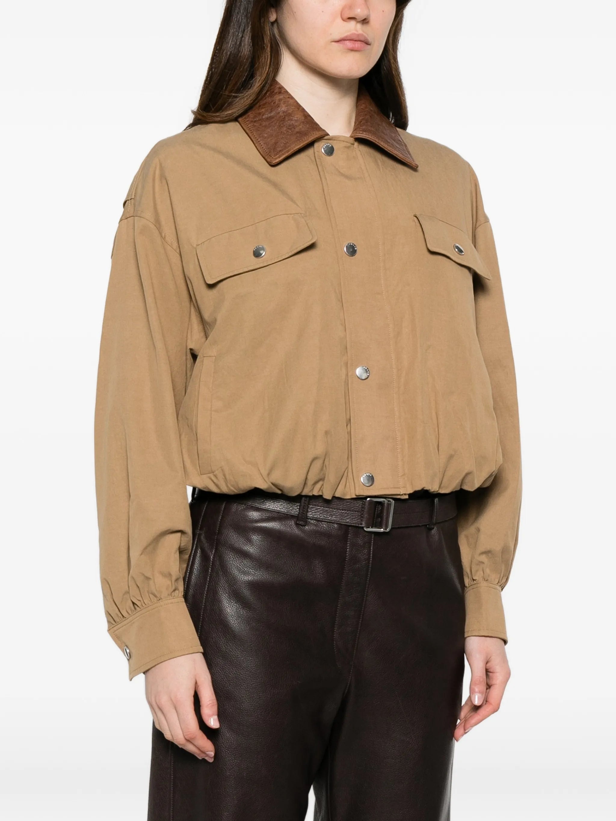 Frame Frame Leather-collar Jacket, view 2