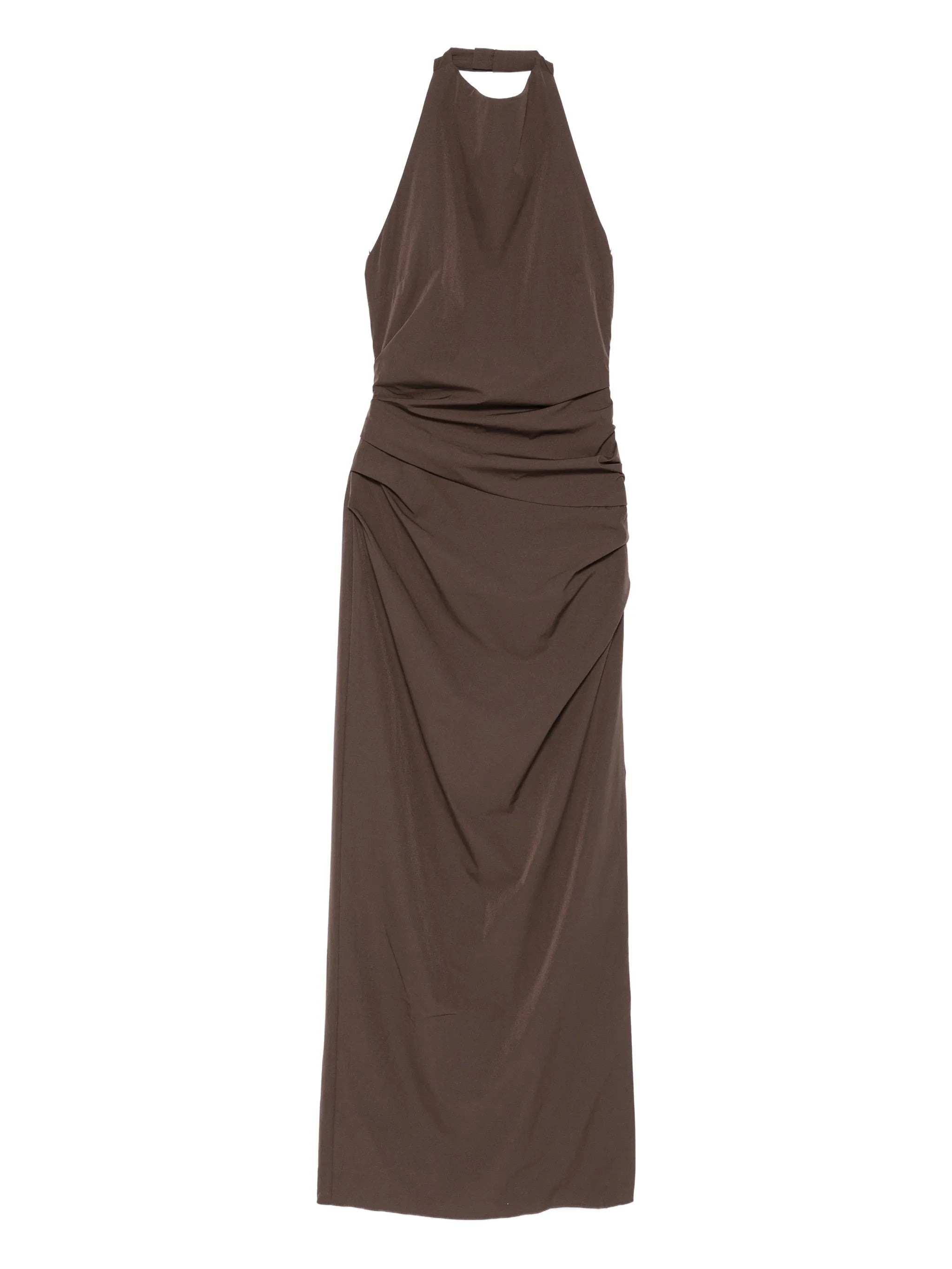Sir. Sir. Halterneck Ruched Dress