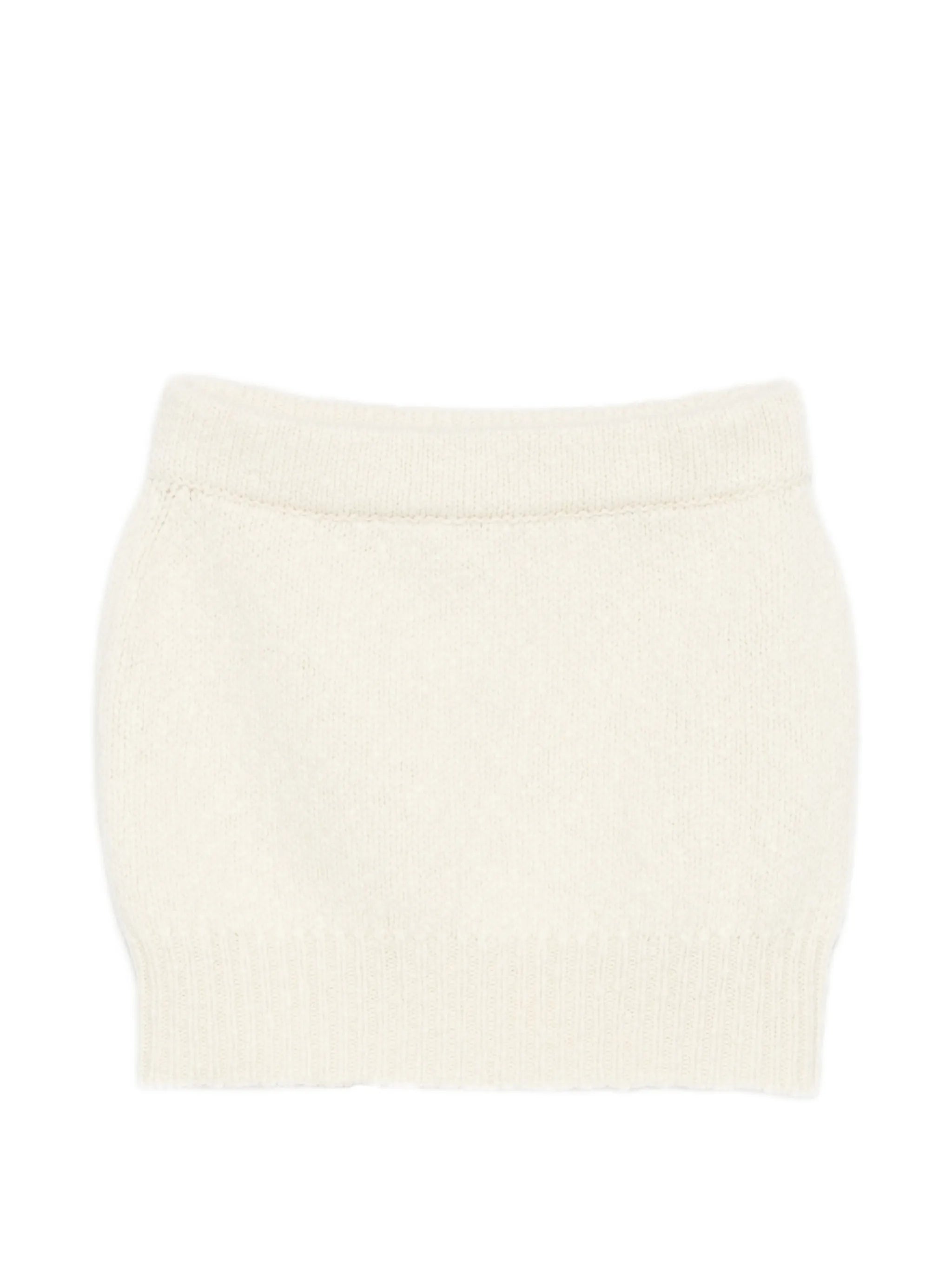 Malo Malo Aran Ribbed-knit Mini Skirt