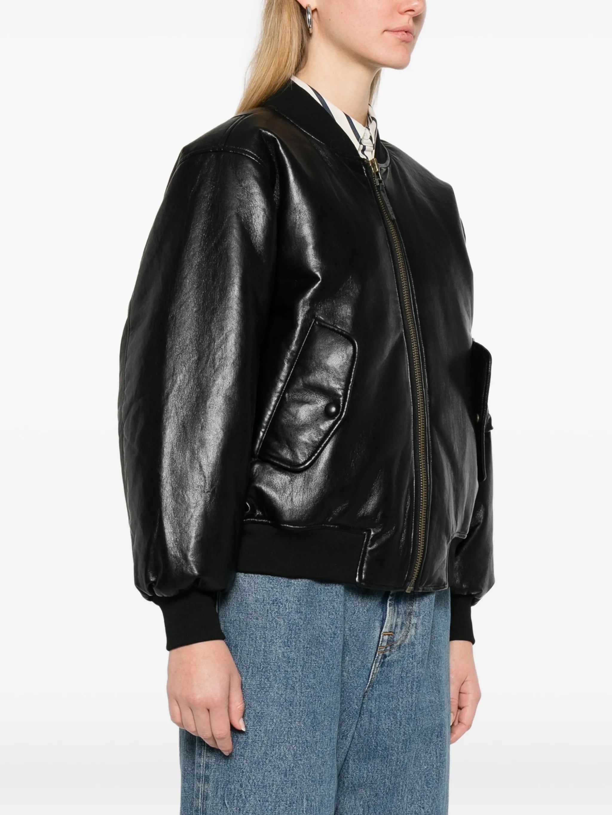 Anine Bing Anine Bing Leon Zip Pocket Jacket, view 2
