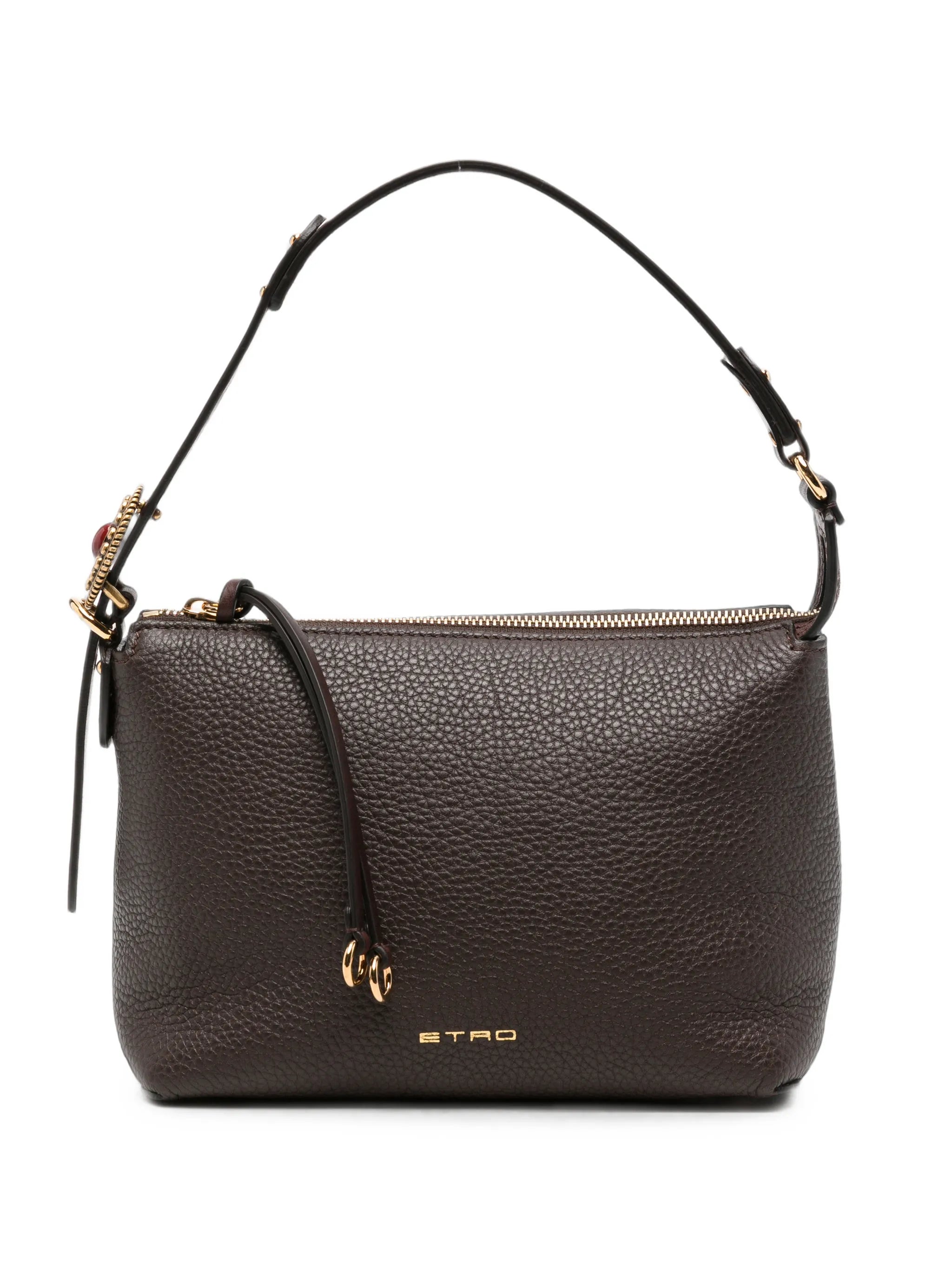 Etro Etro Grainy Leather Shoulder Bag