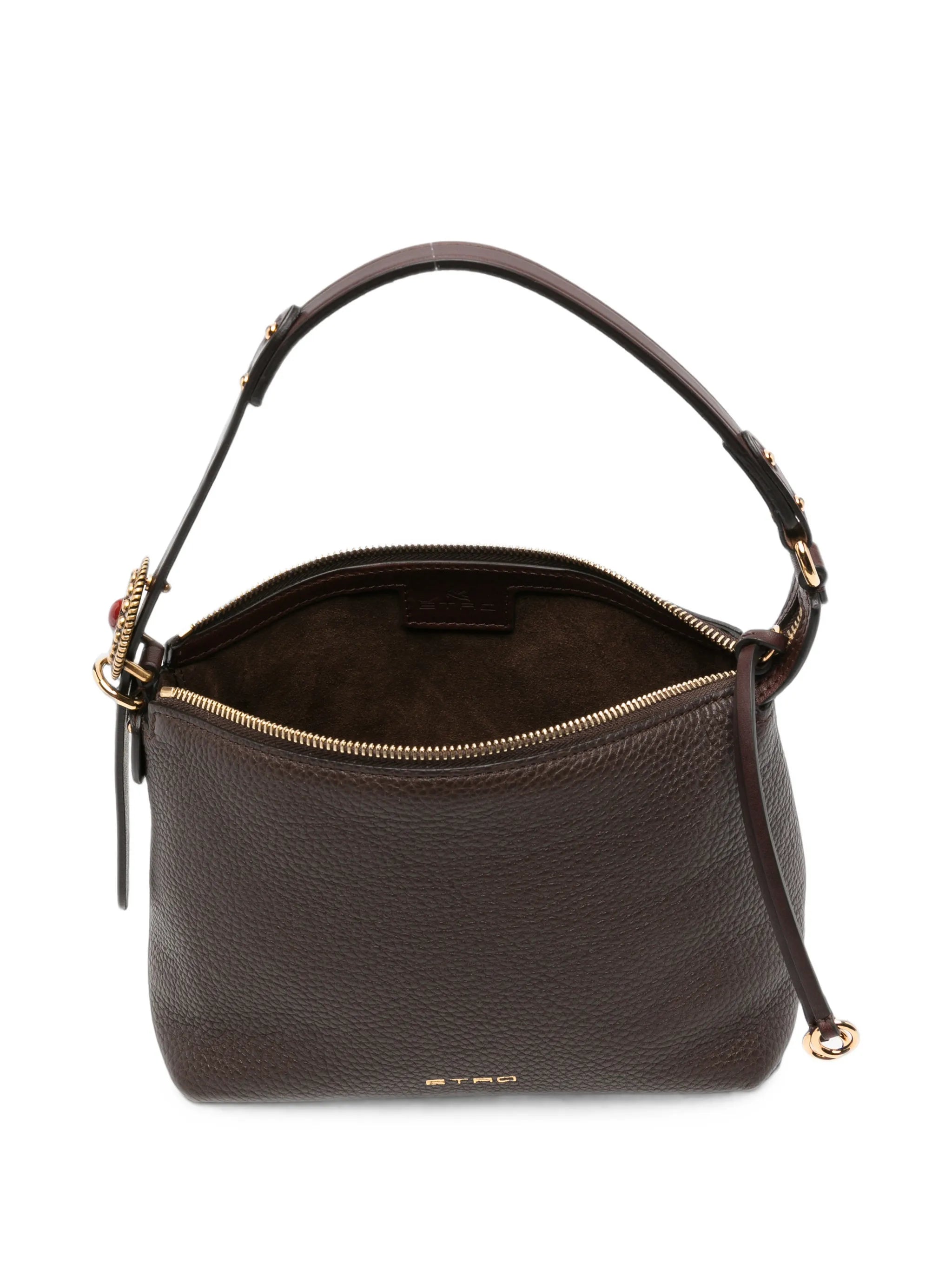 Etro Etro Grainy Leather Shoulder Bag, view 2