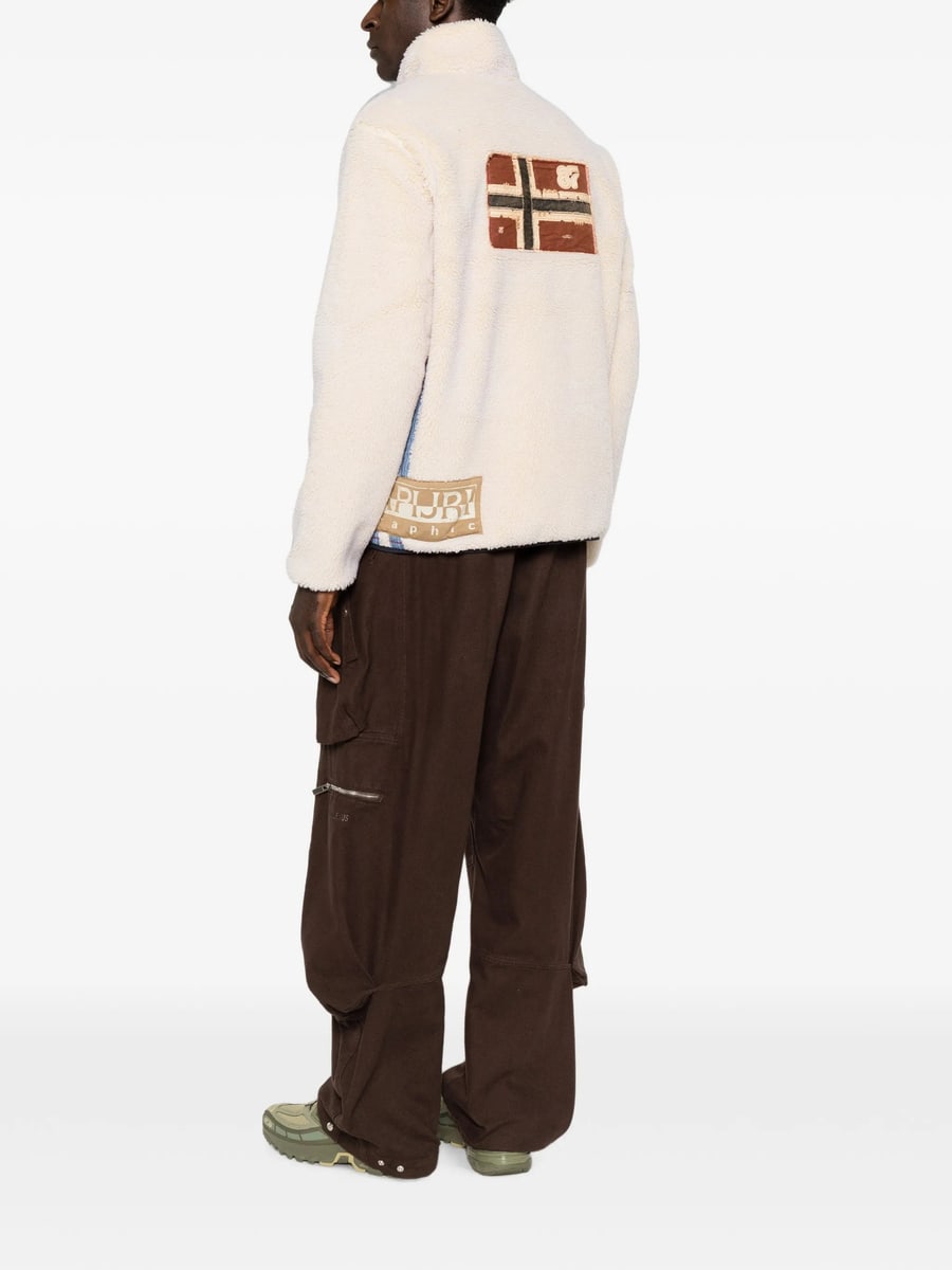 Napapijri Napapijri Logo-patch Fleece Jacket, view 3