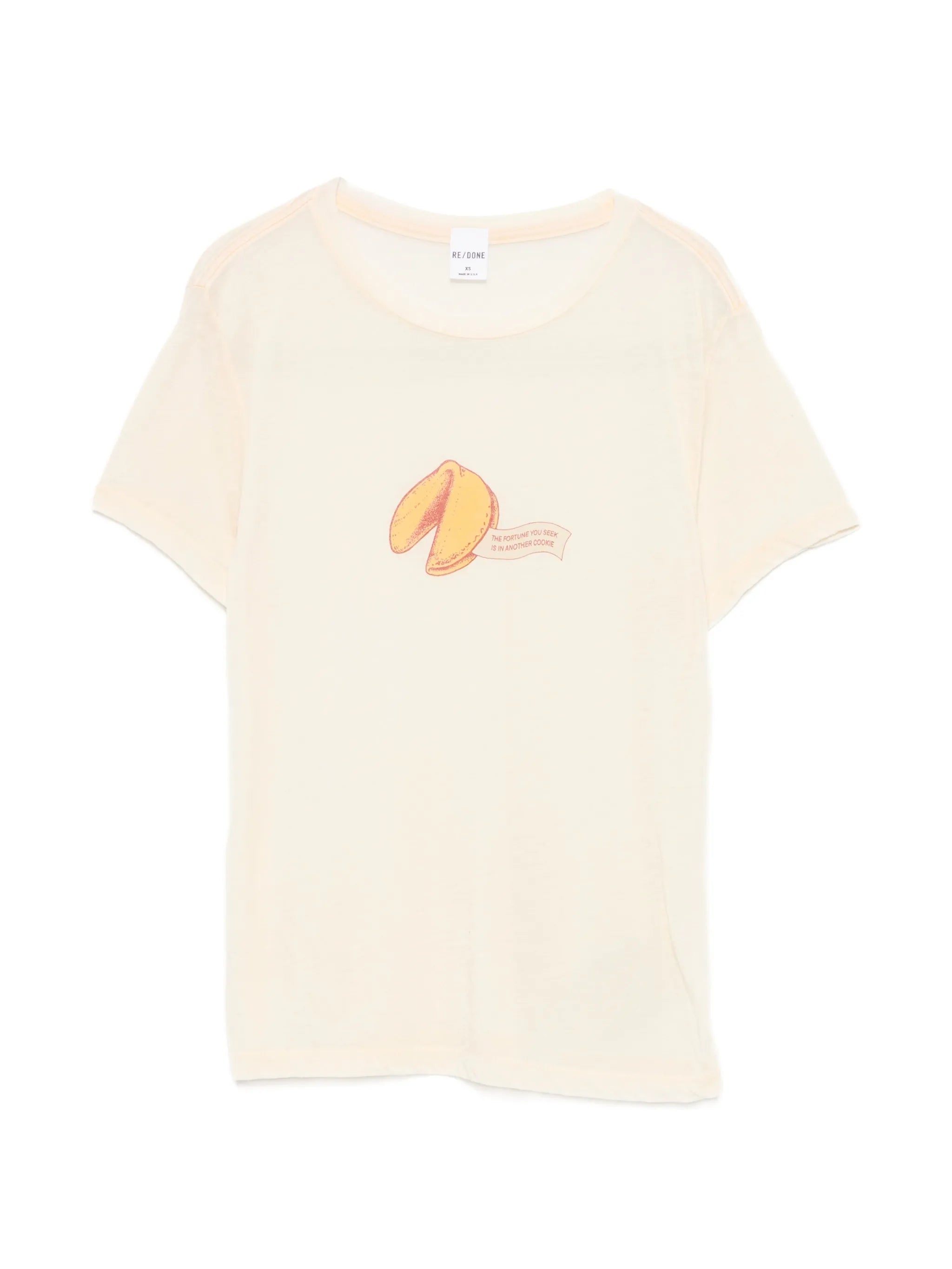 Re/done Re/done Fortune Cookie-print T-shirt