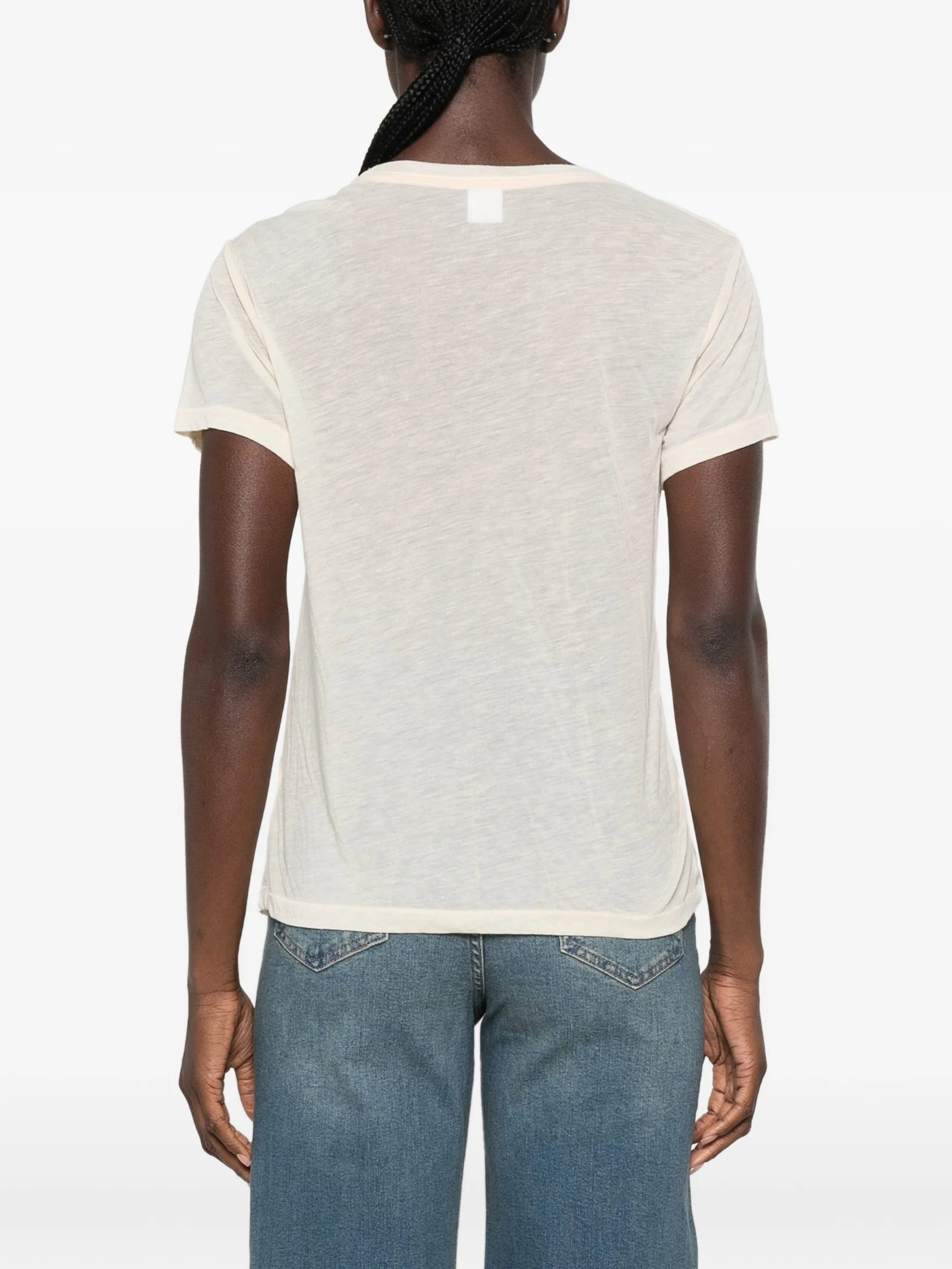 Re/done Re/done Fortune Cookie-print T-shirt, view 2