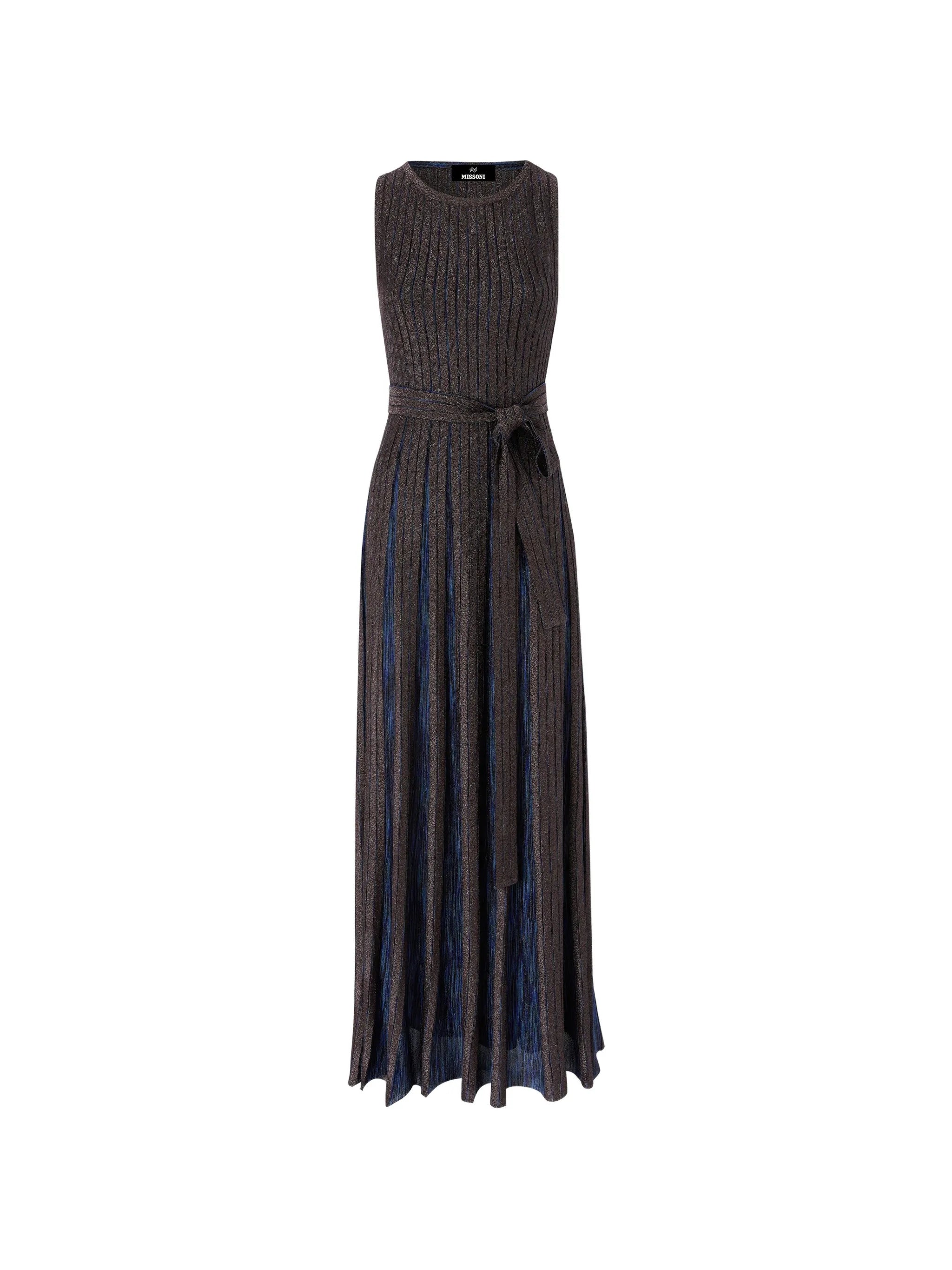 Missoni Missoni Metallic-thread Belted Maxi Dress