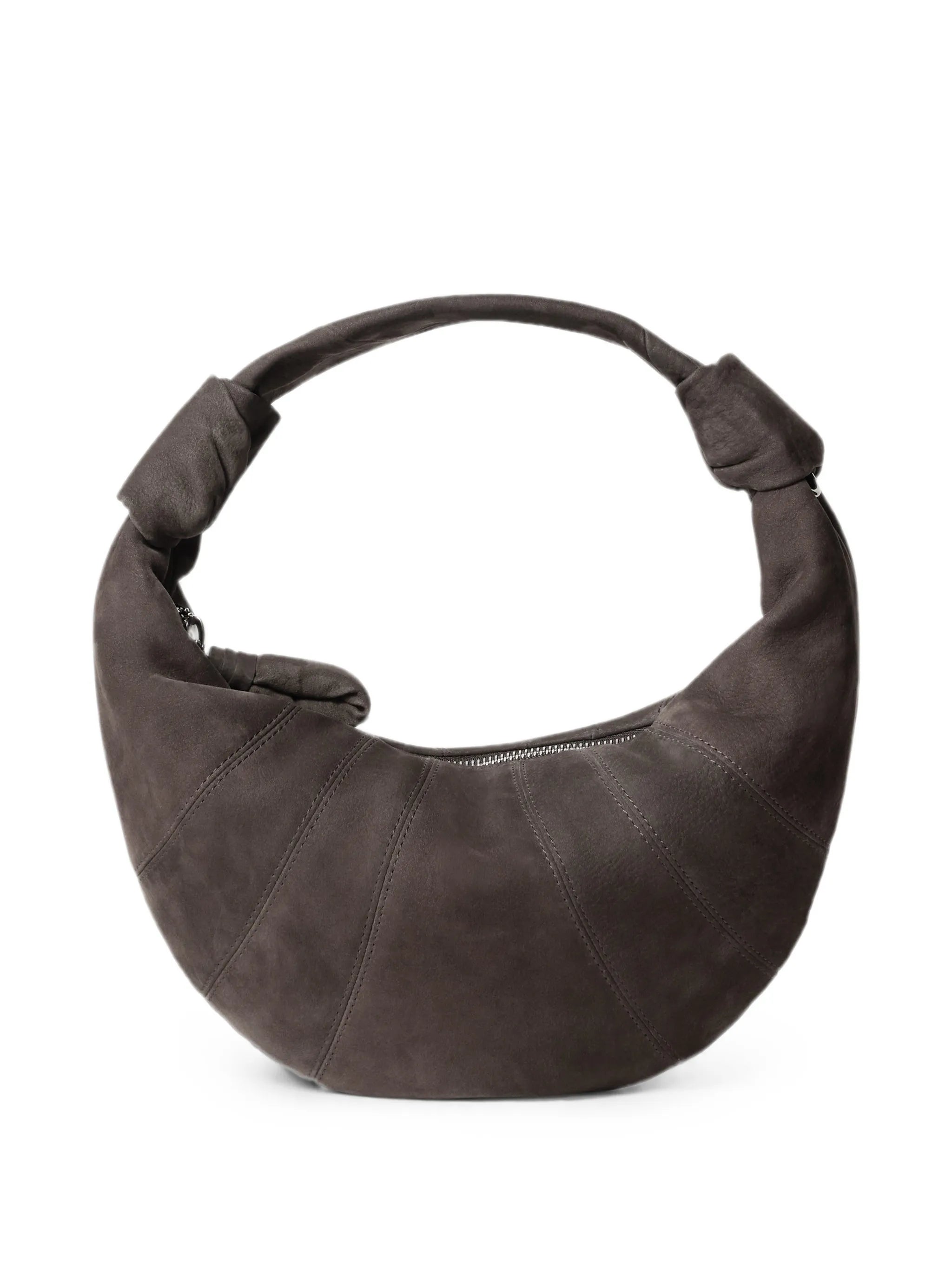 Lemaire Lemaire Mini Fortune Croissant Bag In Alpaca Nubuck