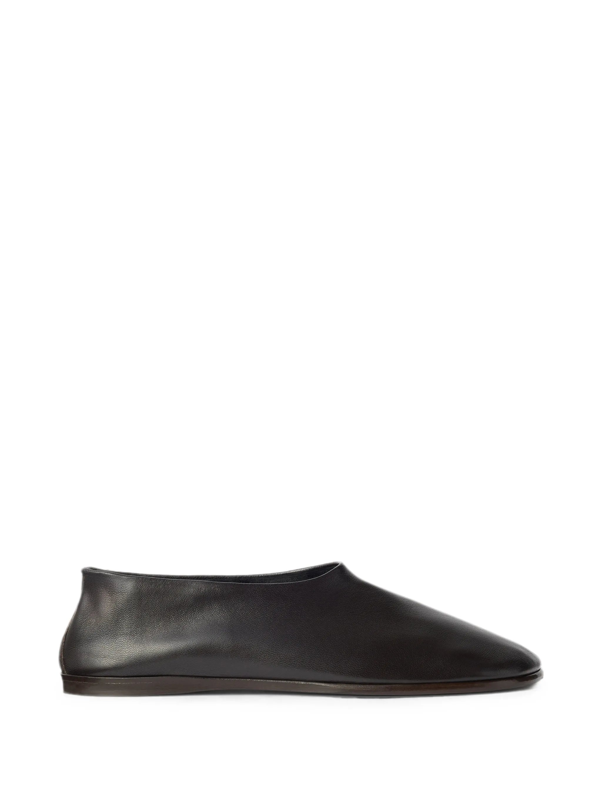 Lemaire Lemaire Glove Slip-ons In Shiny Nappa Lambskin