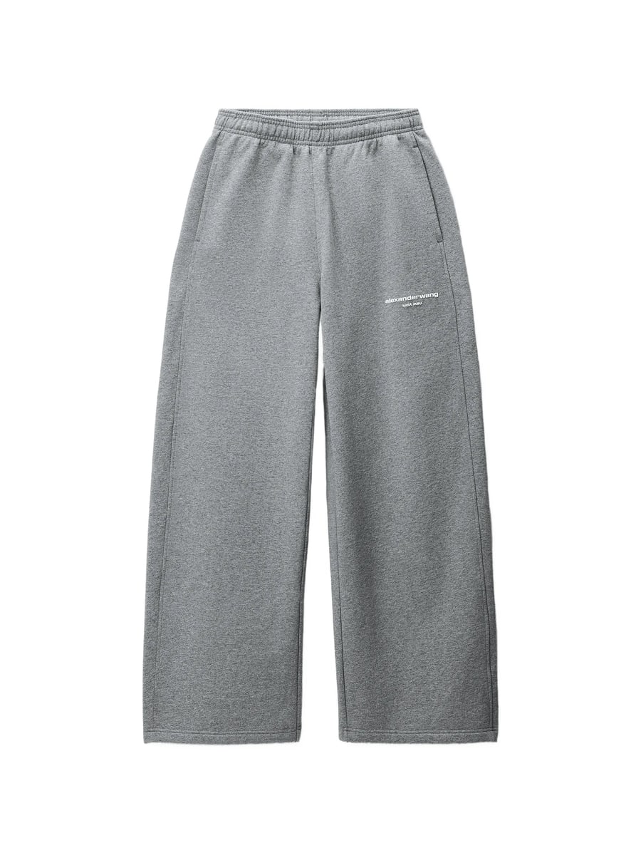 Alexander Wang Alexander Wang Mid-rise Relaxed Sweatpant W/ Logo Print