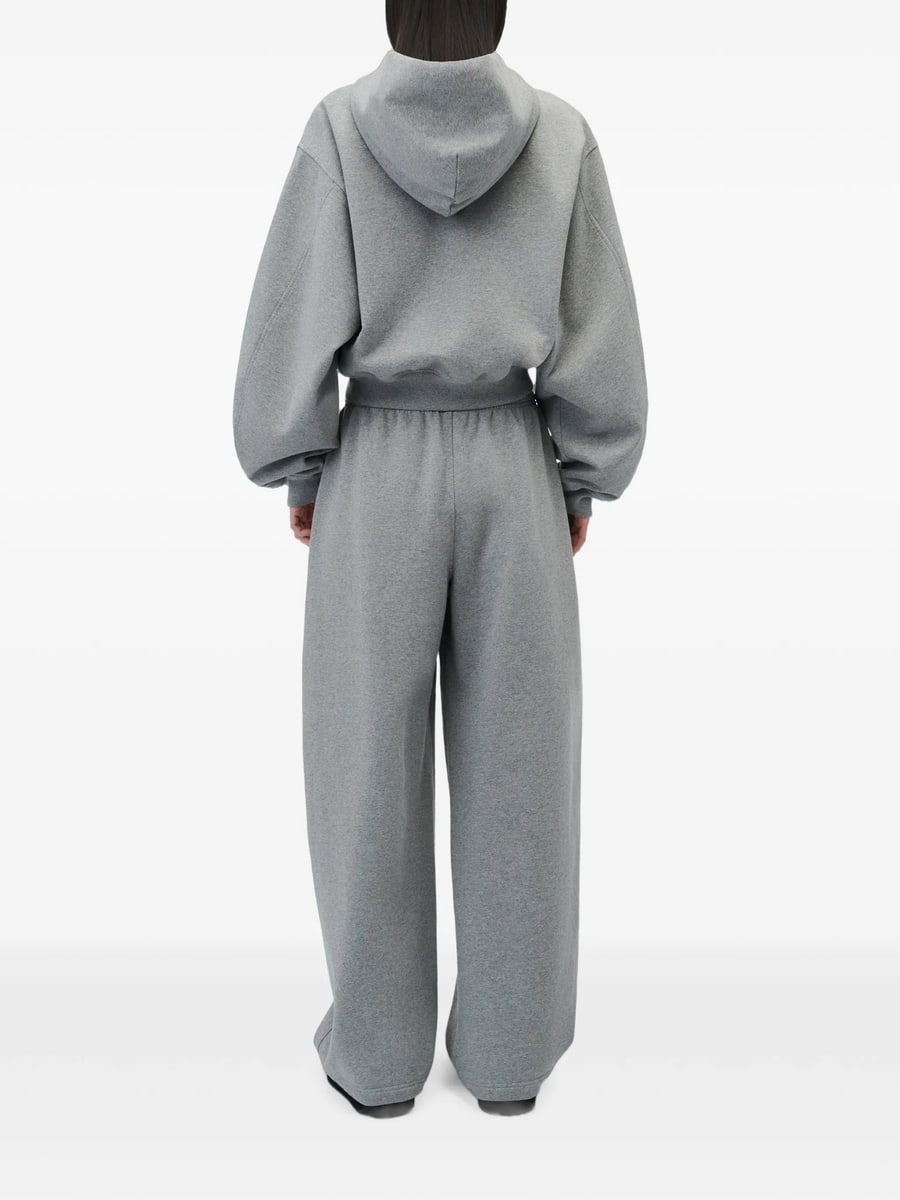 Alexander Wang Alexander Wang Mid-rise Relaxed Sweatpant W/ Logo Print, view 2
