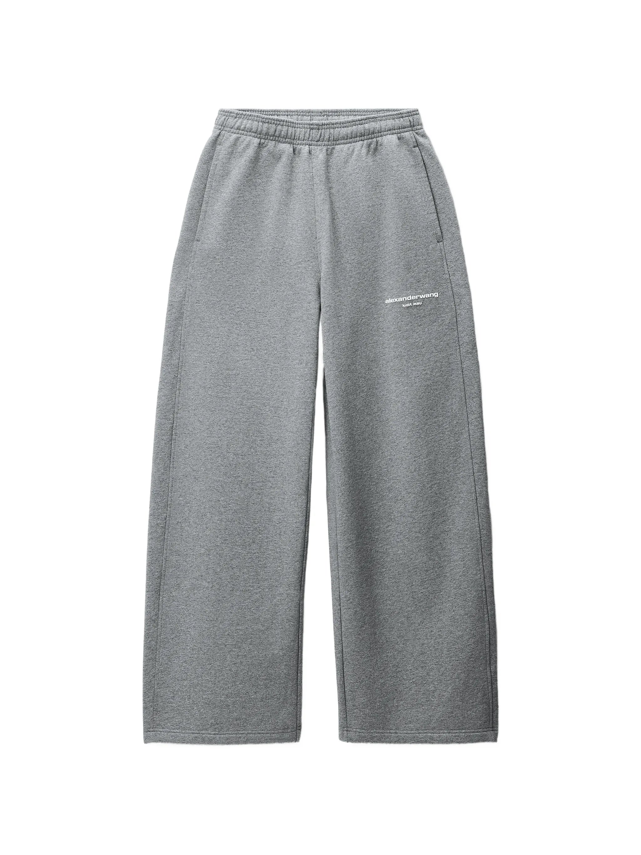 Alexander Wang Alexander Wang Mid-rise Relaxed Sweatpant W/ Logo Print