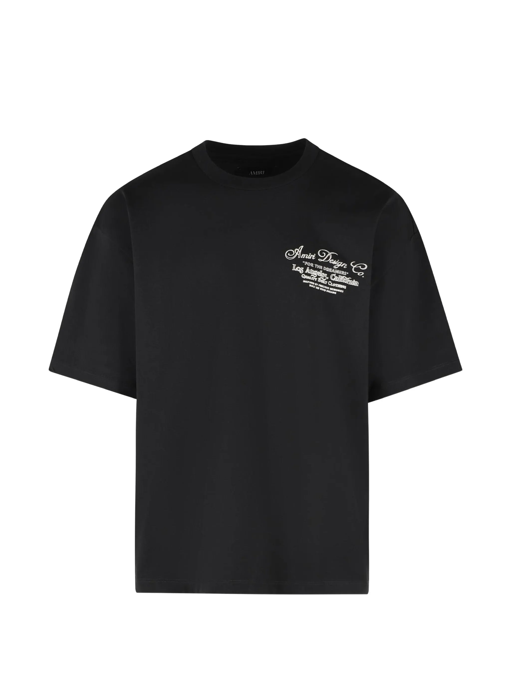 Amiri Amiri DREAMERS CHAIN  BLACK COTTON T-SHIRT