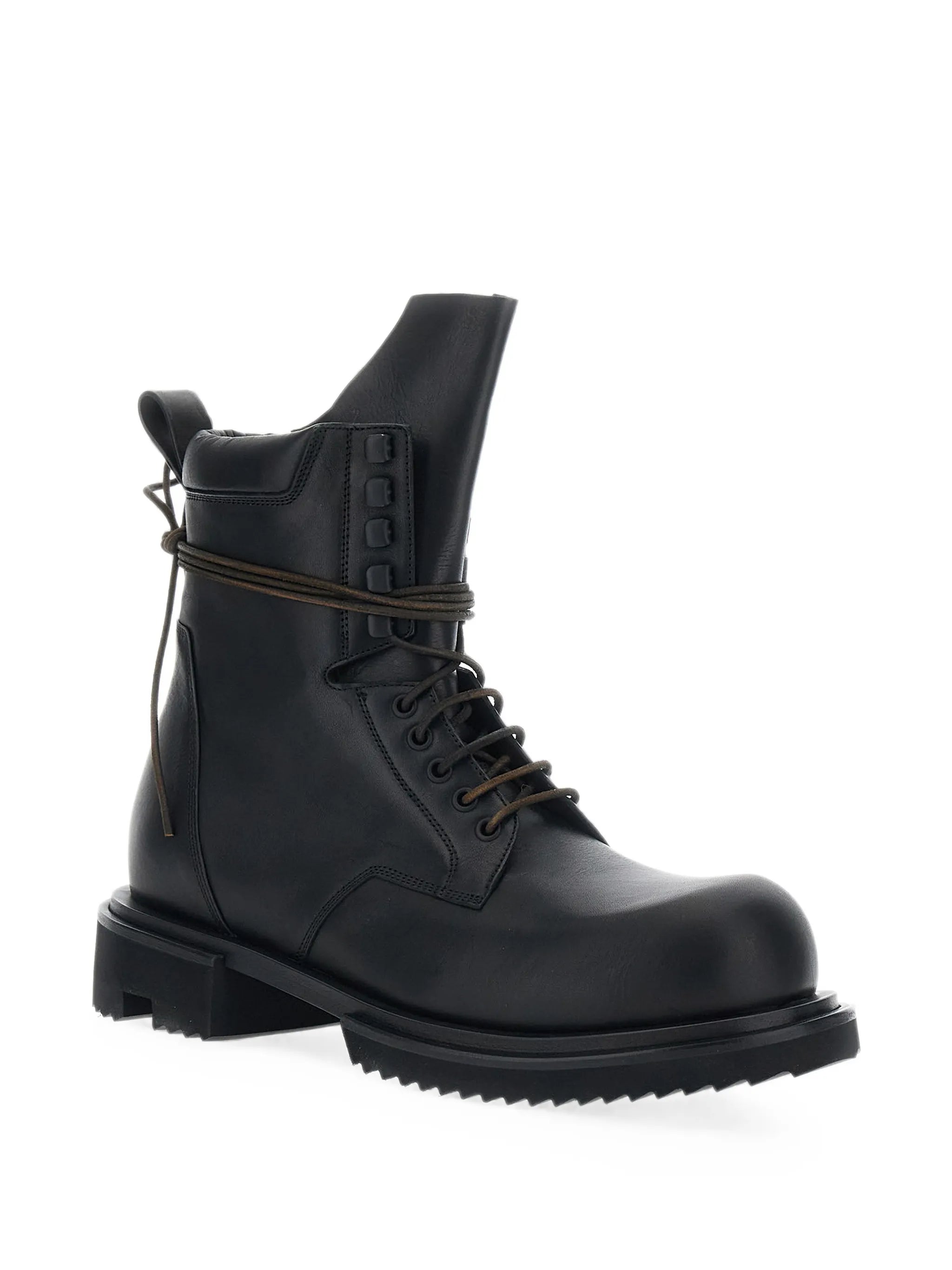 Rick Owens Rick Owens Gabe Lace-up Leather Boots, view 2