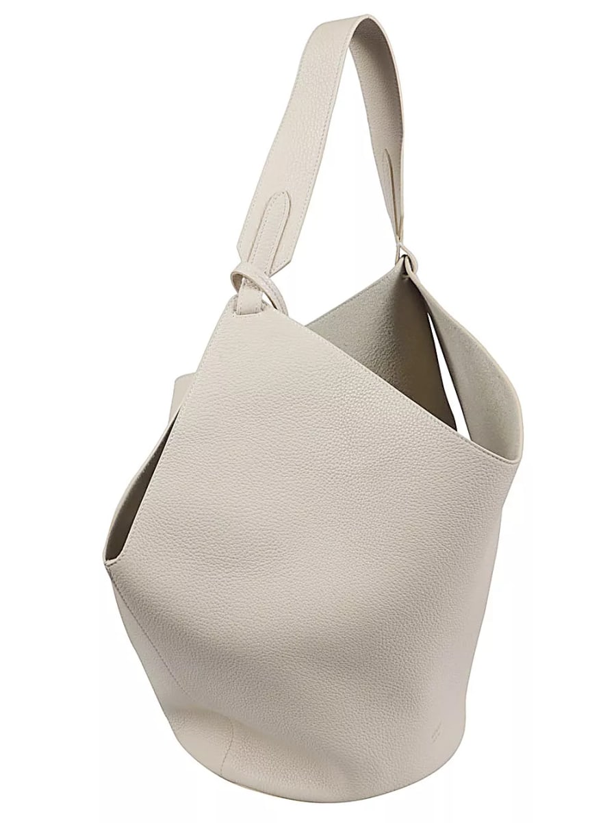 Khaite Borsa a spalla in pelle media Lotus, view 3