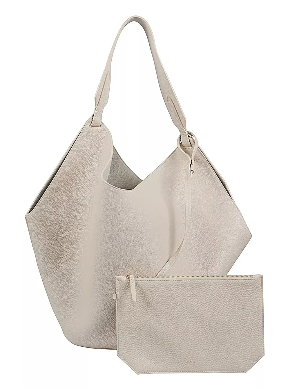Khaite Borsa a spalla in pelle media Lotus, view 2