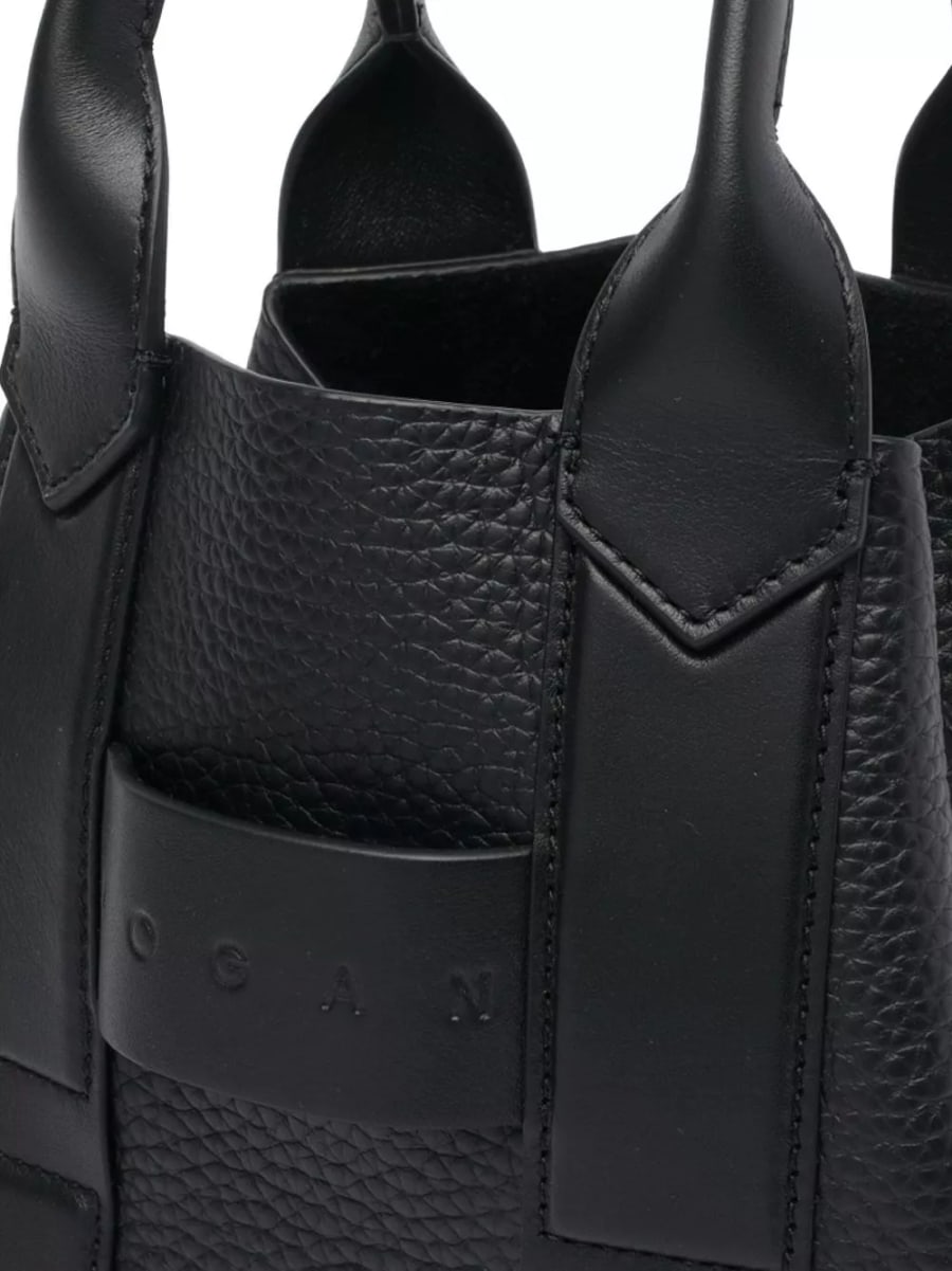 Hogan Borsa tote in pelle piccola Script, view 2