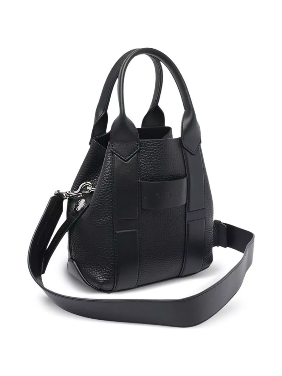 Hogan Borsa tote in pelle piccola Script, view 4