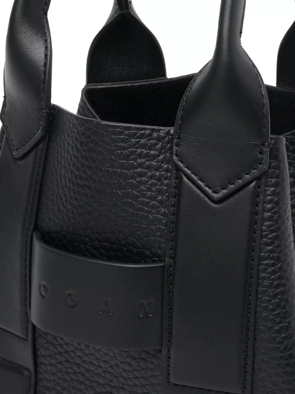 Hogan Borsa tote in pelle piccola Script, view 2