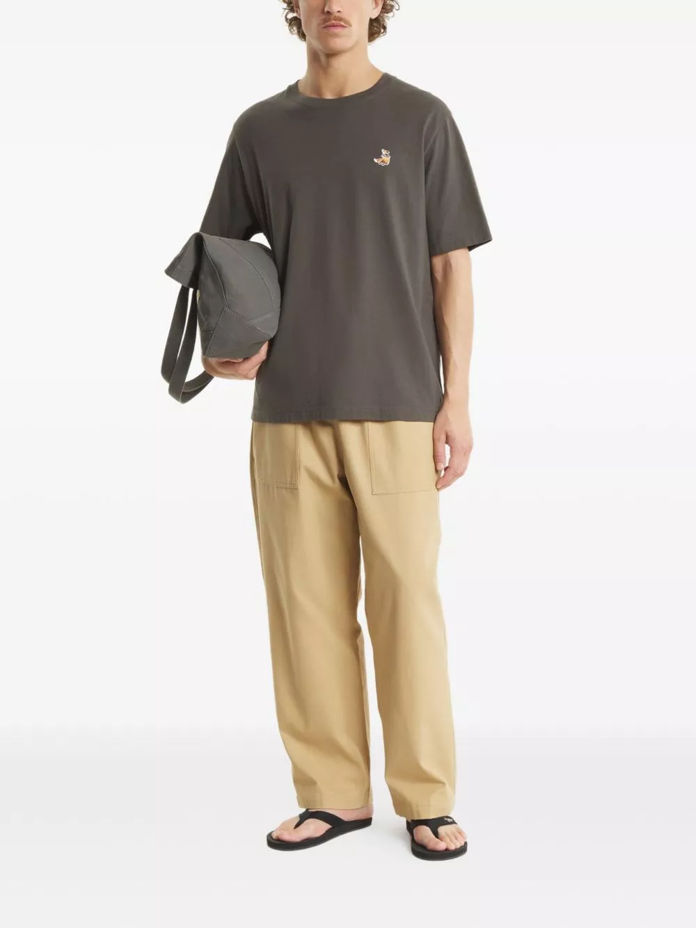 Maison kitsune' T-shirt in cotone Dreaming Fox, view 2