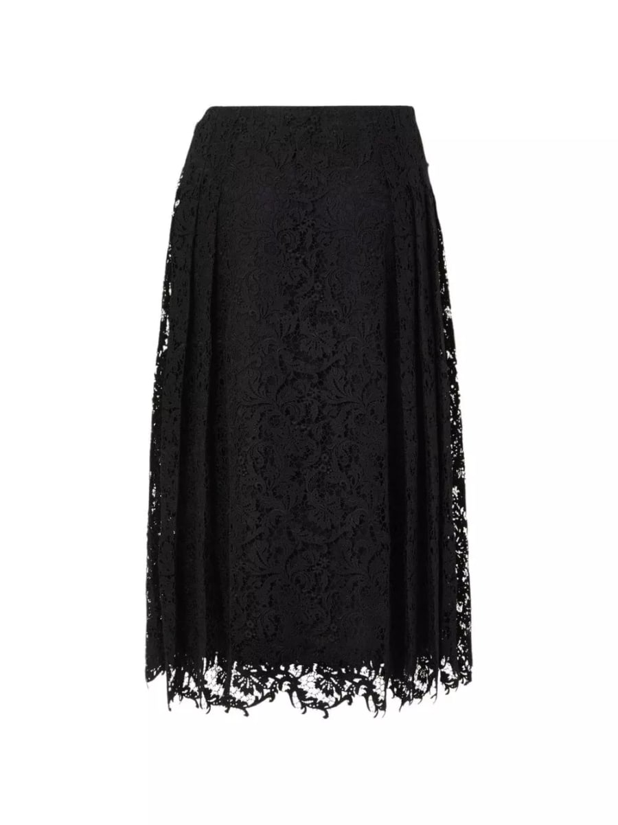 Fendi Gonna midi in macramè