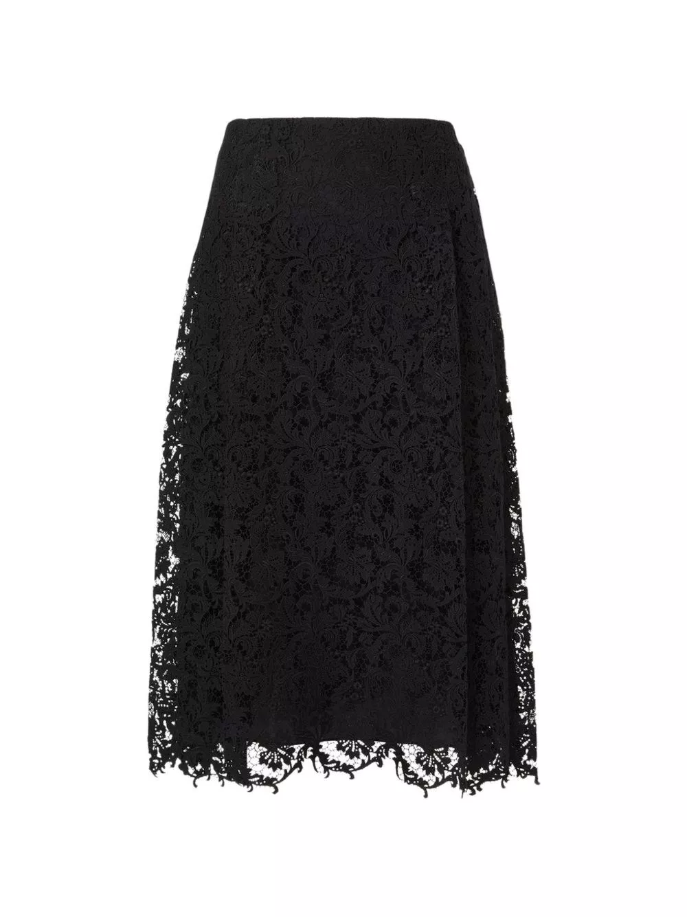 Fendi Gonna midi in macramè, view 2