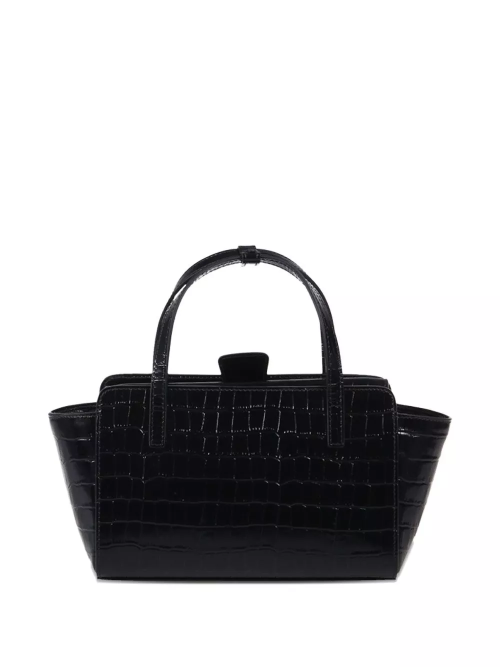 Hidesins Borsa tote in pelle piccola Flap, view 2