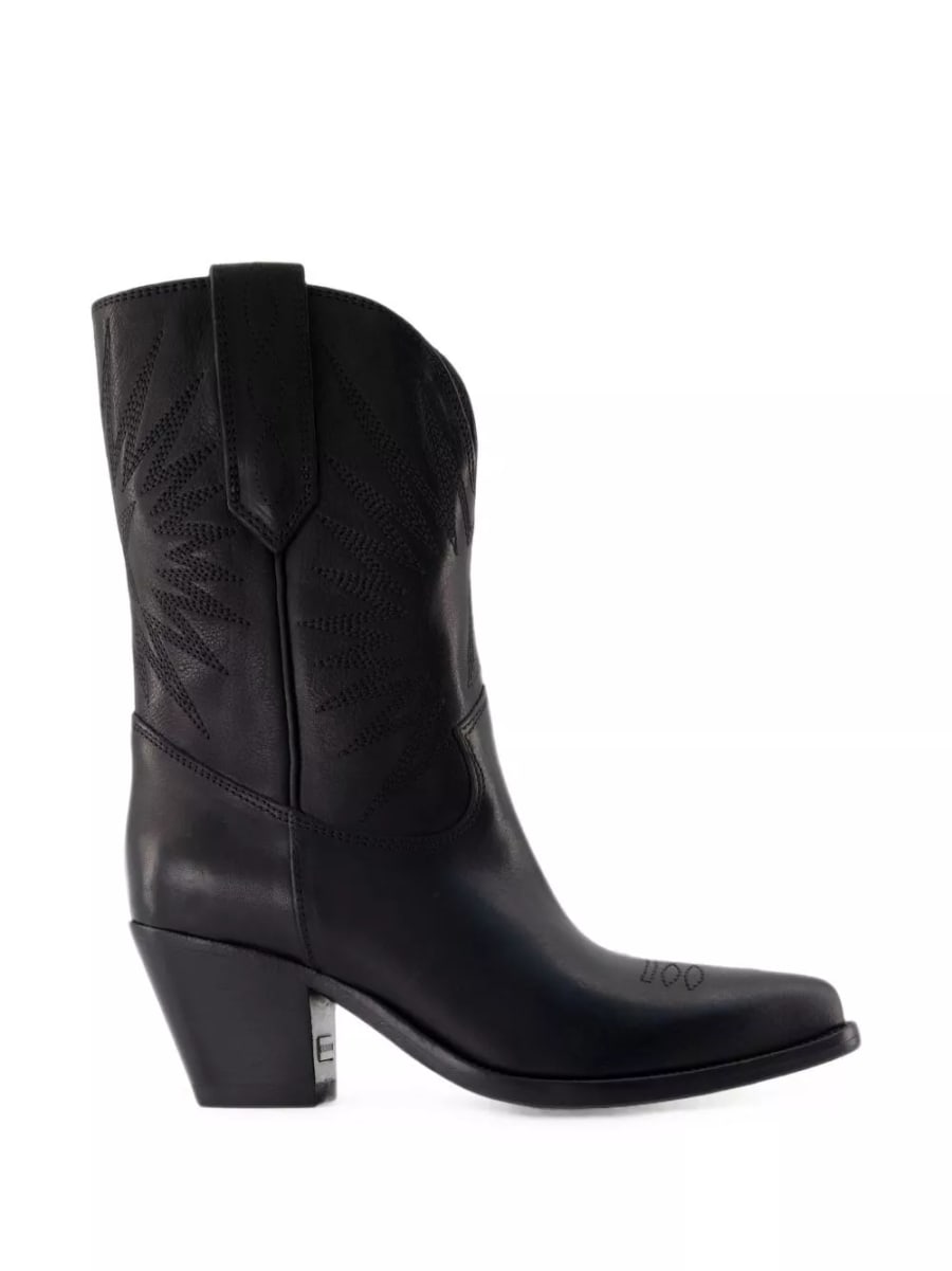 Golden Goose Stivali in pelle Wish Star
