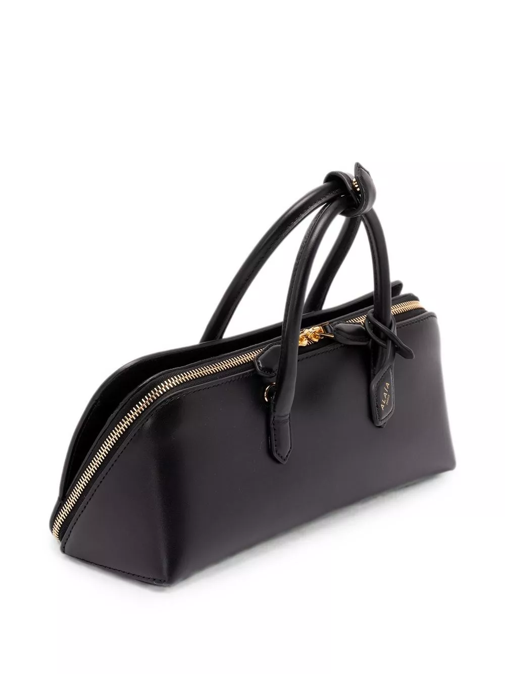 Alaïa Borsa a mano media in pelle Delta, view 2