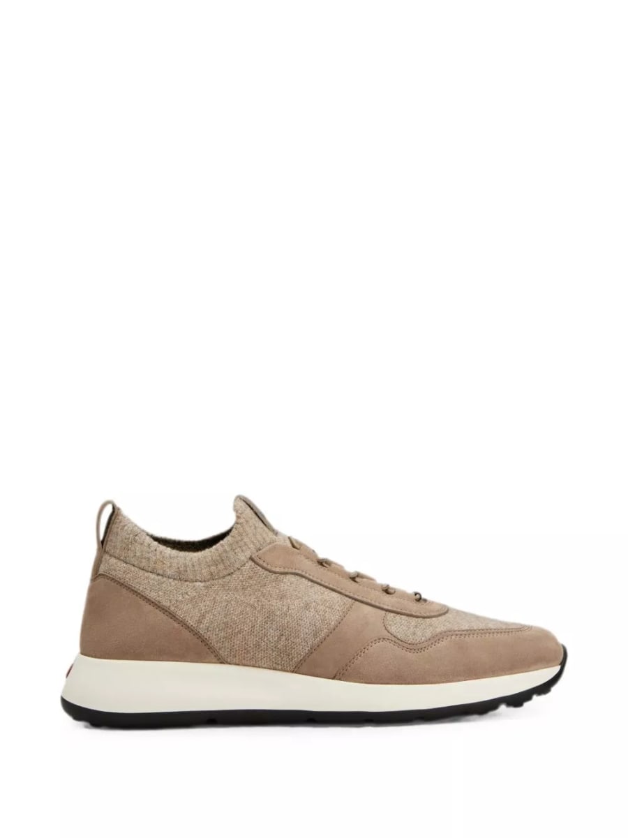 Tod's Sneakers in pelle e maglia