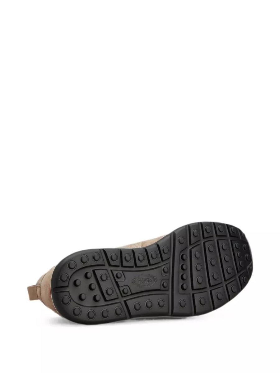 Tod's Sneakers in pelle e maglia, view 5