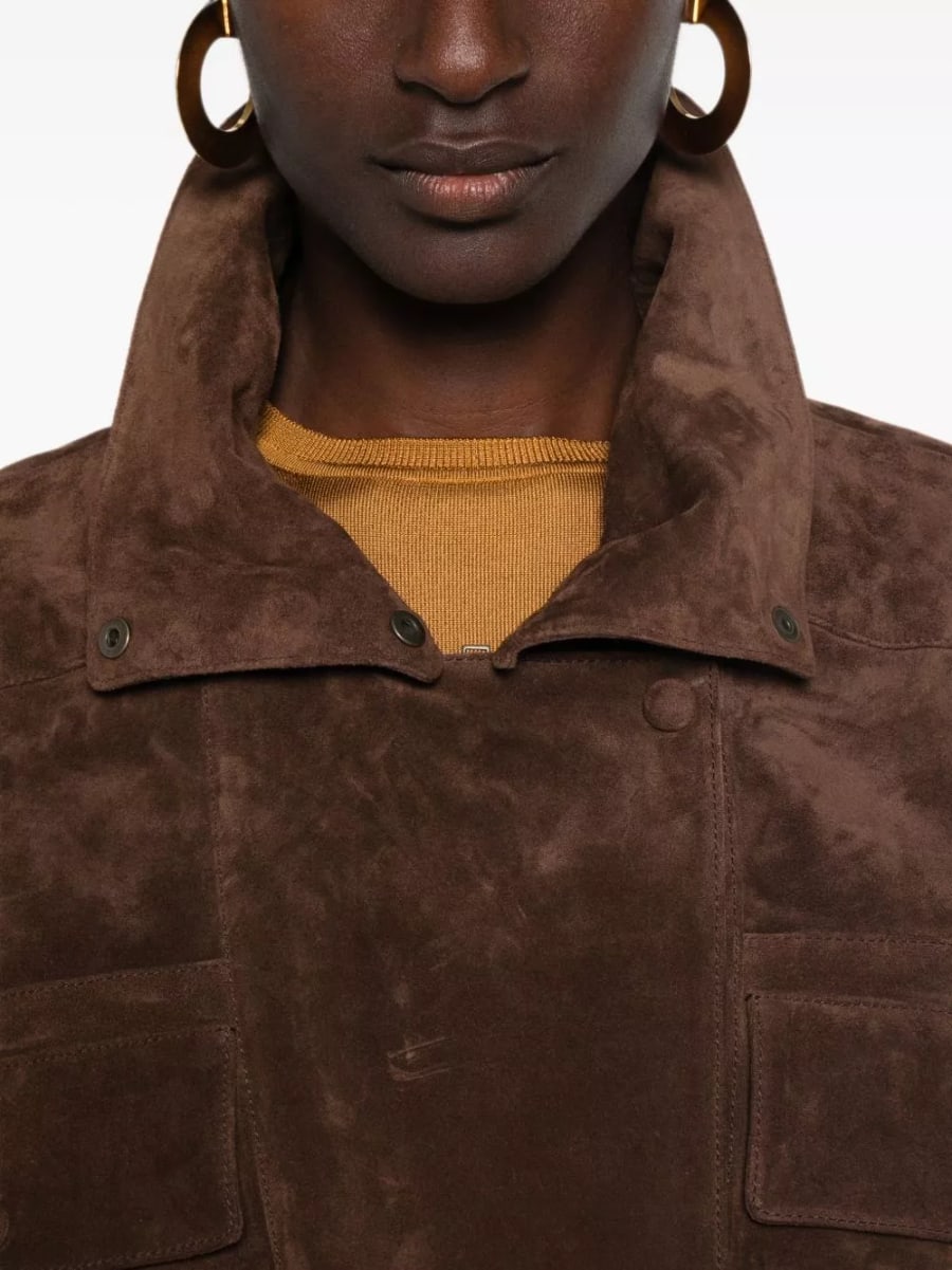 Saint Laurent Giacca blouson in pelle, view 4