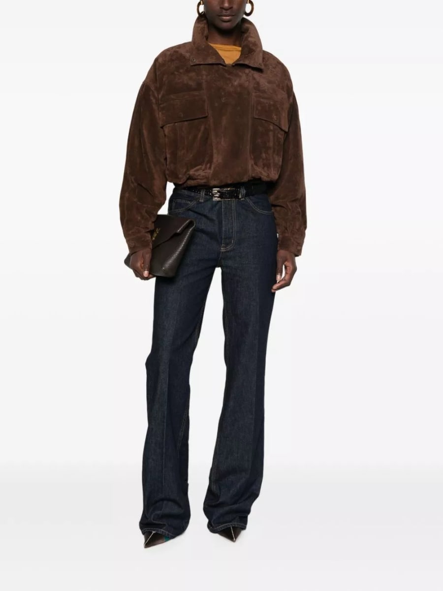 Saint Laurent Giacca blouson in pelle, view 5