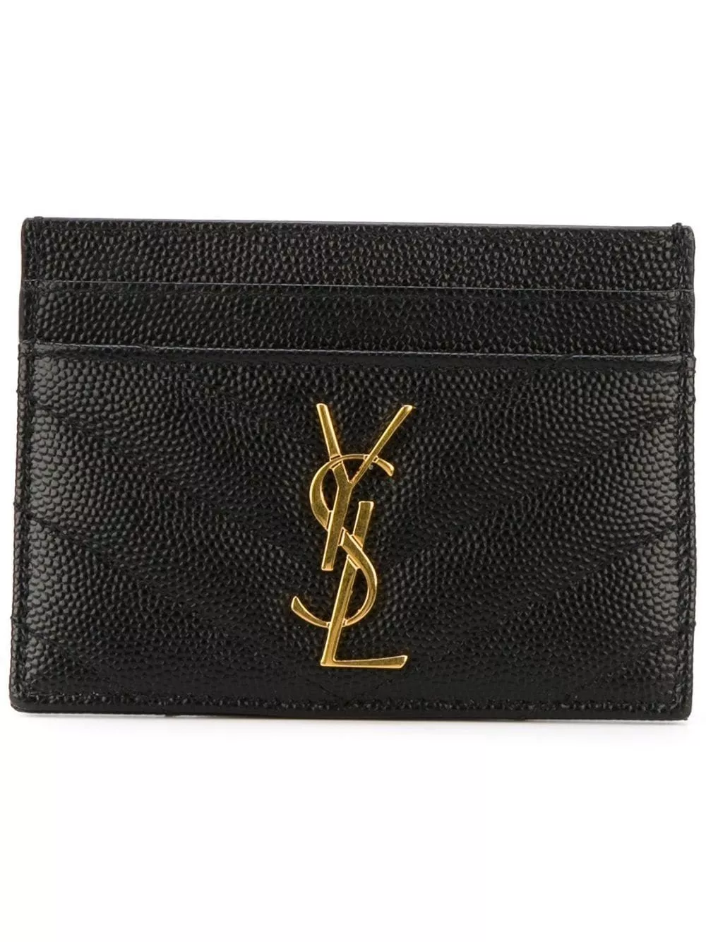 Saint Laurent Portacarte in pelle Cassandre