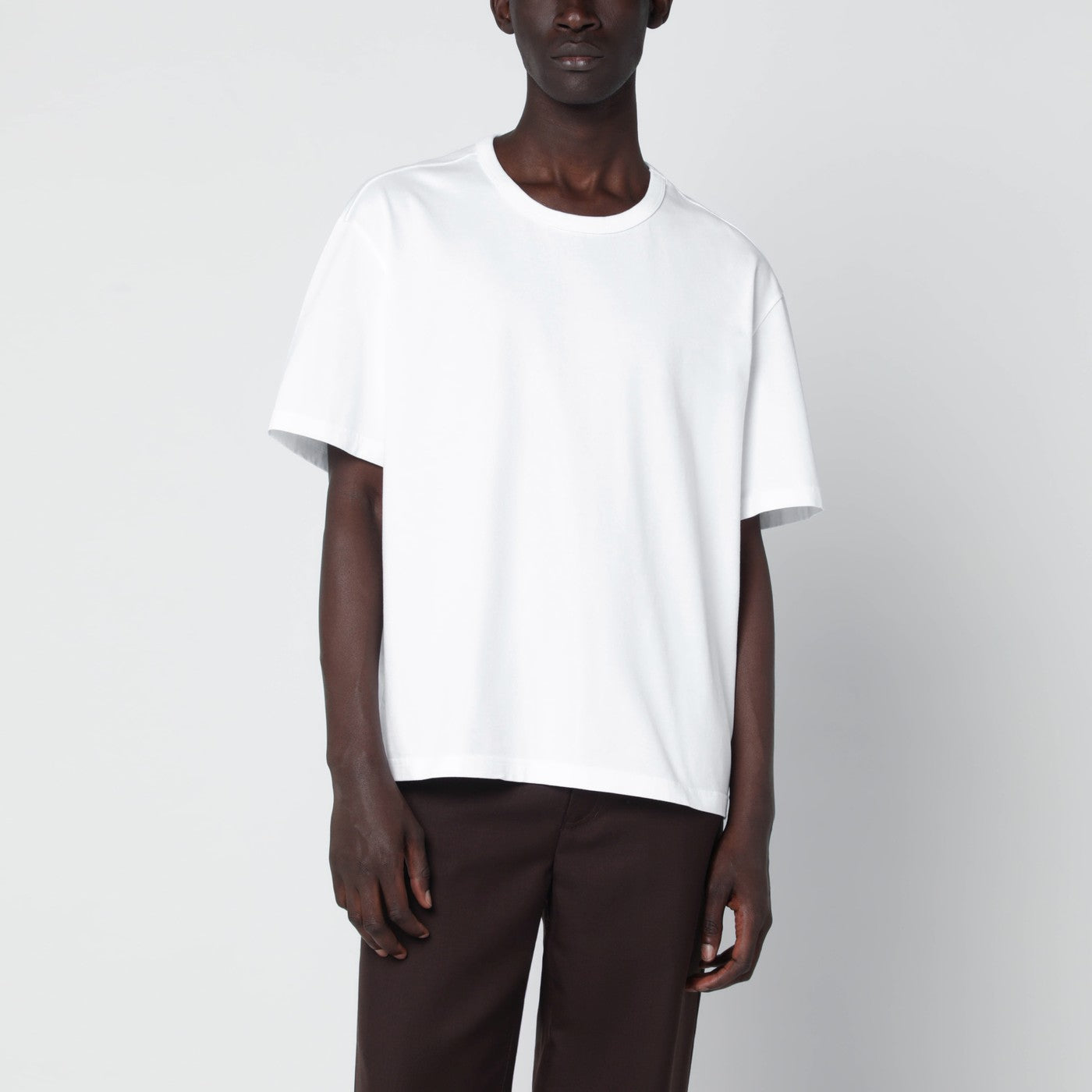 SÉFR T-shirt Mauro bianca in cotone organico
