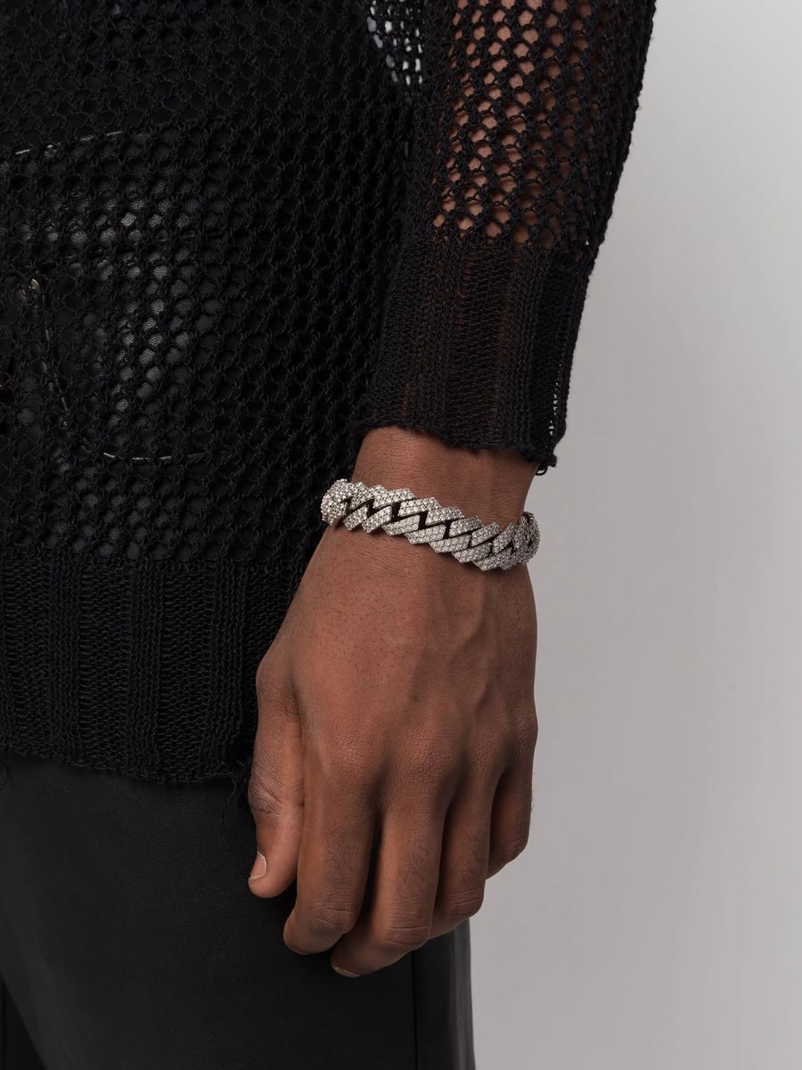 Darkai Darkai Prong Pavé Gemstones Bracelet, view 2