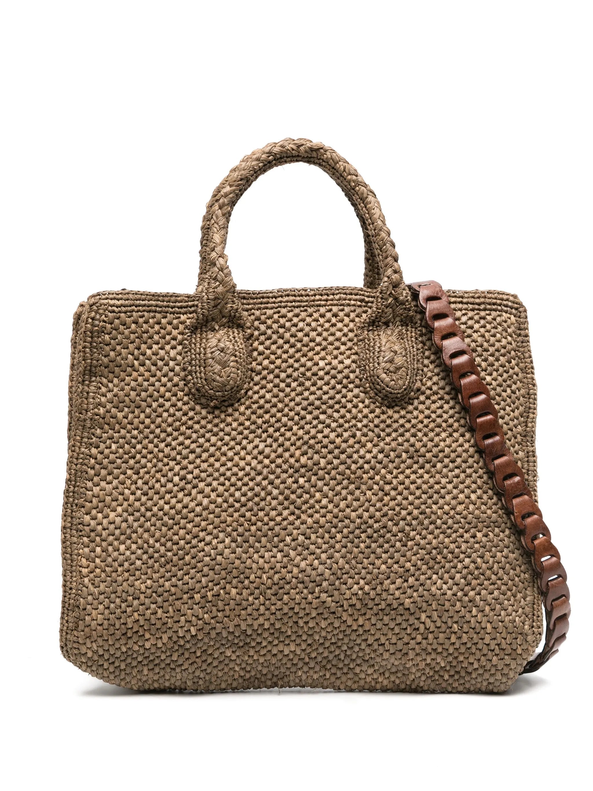 Ibeliv Ibeliv Rary Woven-raffia Tote Bag
