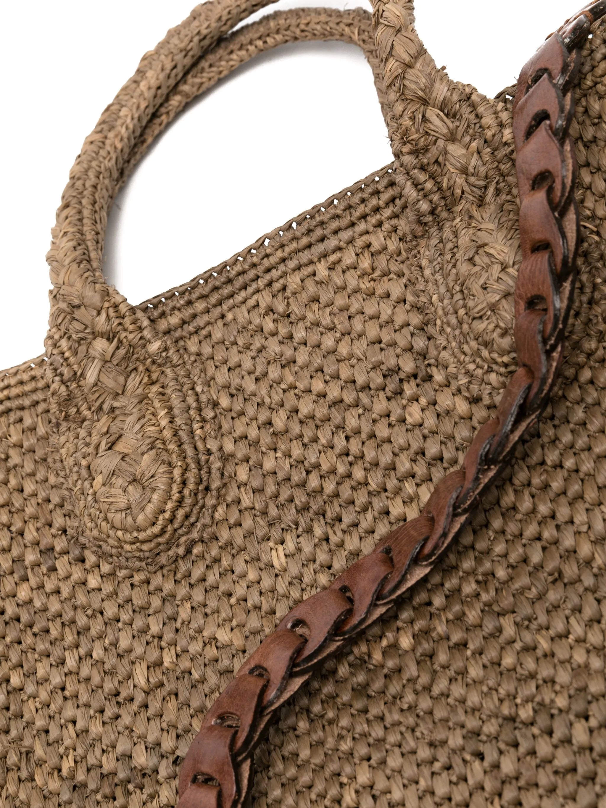 Ibeliv Ibeliv Rary Woven-raffia Tote Bag, view 2