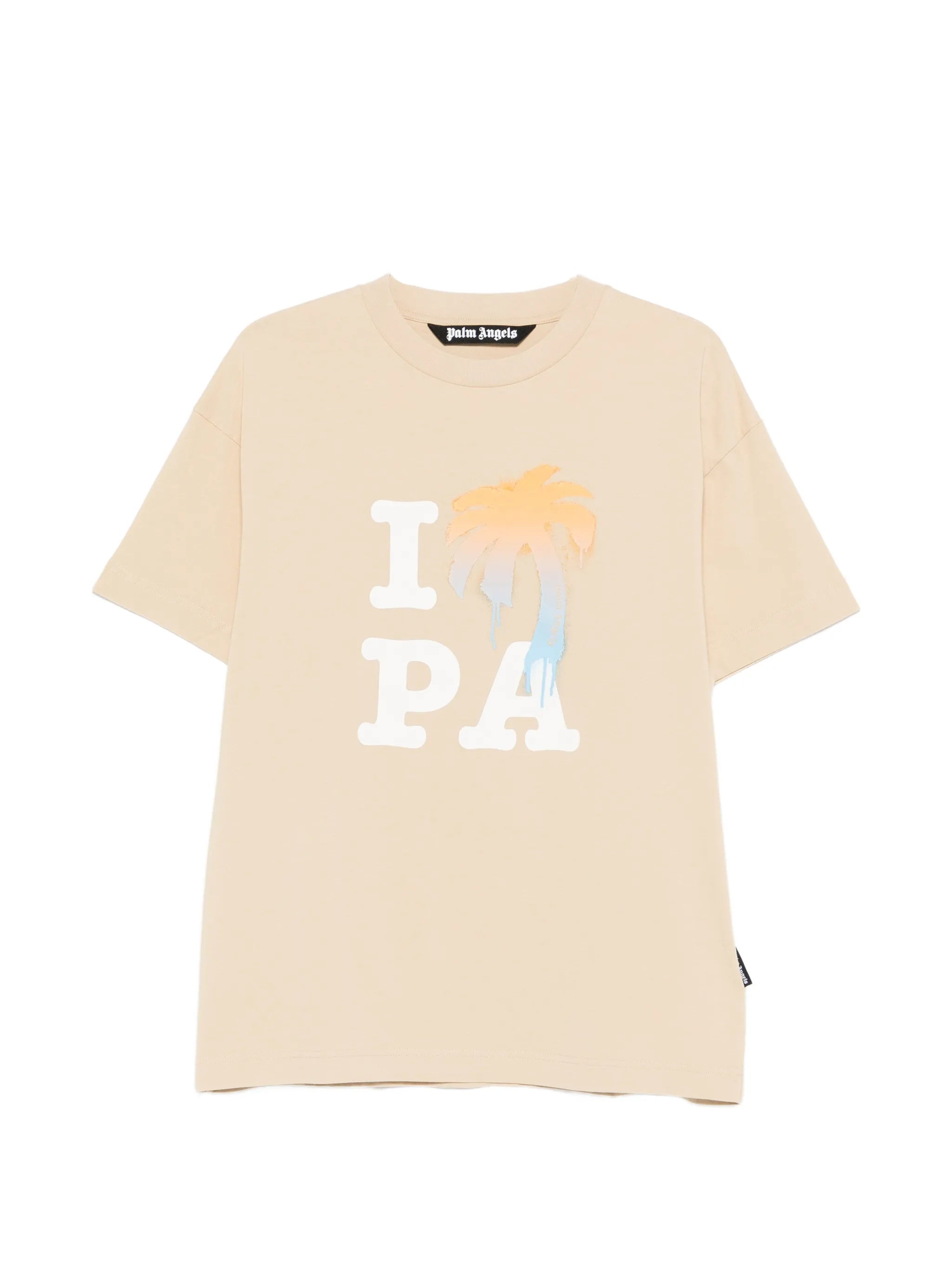Palm Angels Palm Angels Palm-tree-print T-shirt