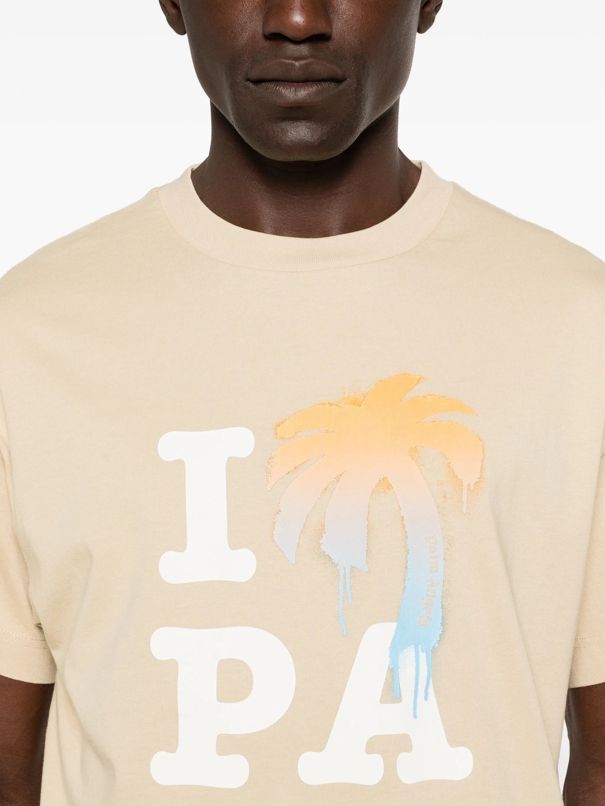 Palm Angels Palm Angels Palm-tree-print T-shirt, view 2
