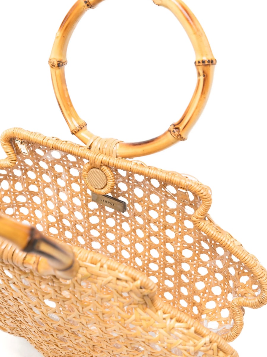 Serpui Serpui Ethan Shell Scalloped Tote Bag, view 3