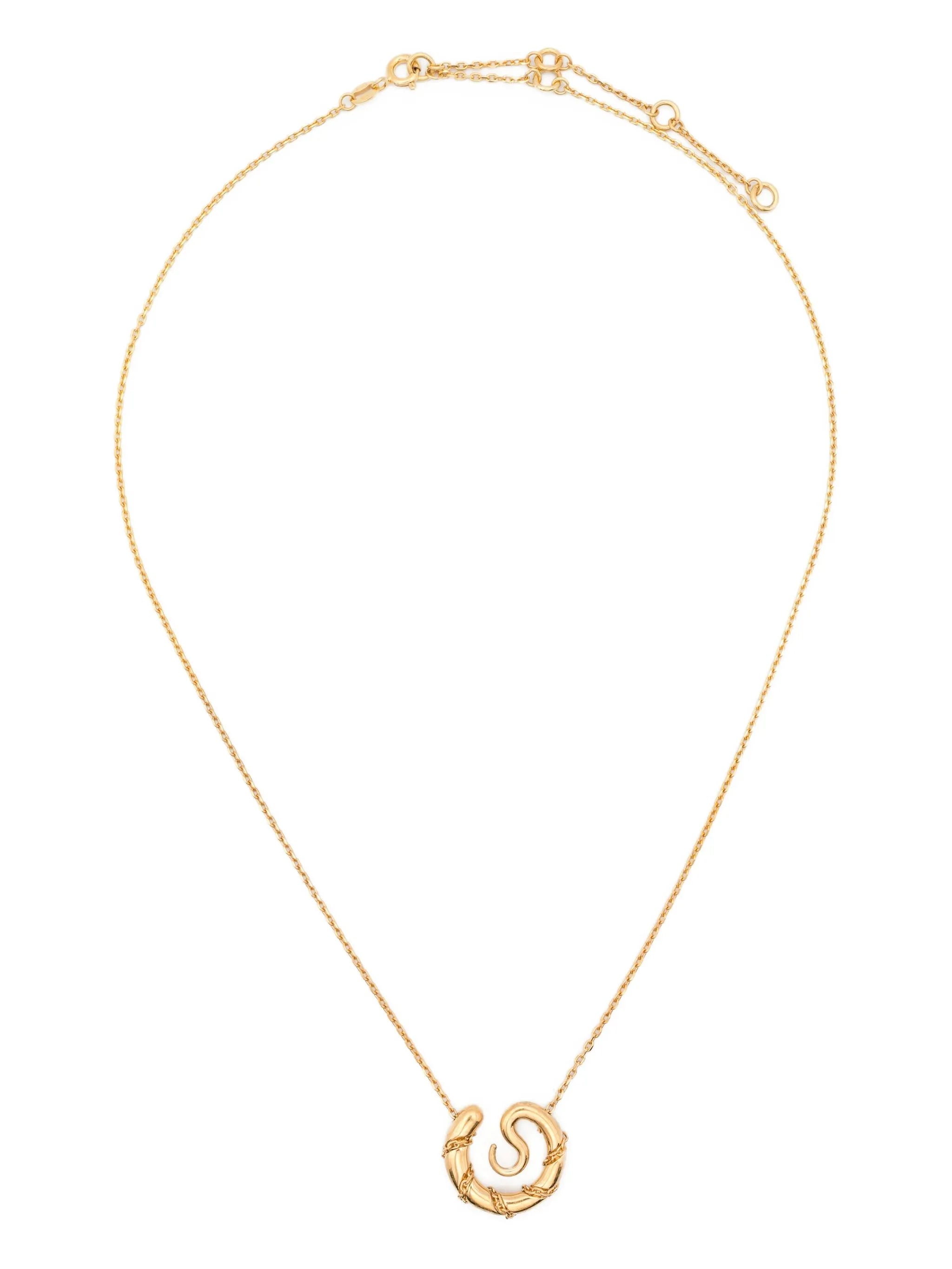 Panconesi Panconesi Serpent Medallion Chain Necklace