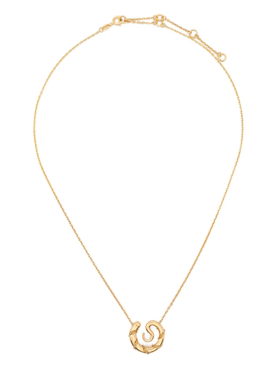 Panconesi Panconesi Serpent Medallion Chain Necklace