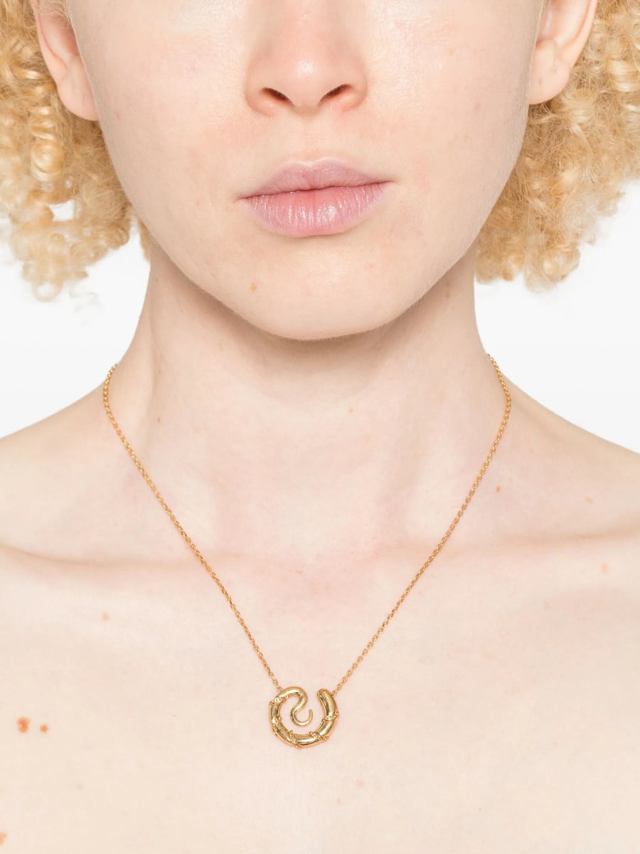 Panconesi Panconesi Serpent Medallion Chain Necklace, view 2