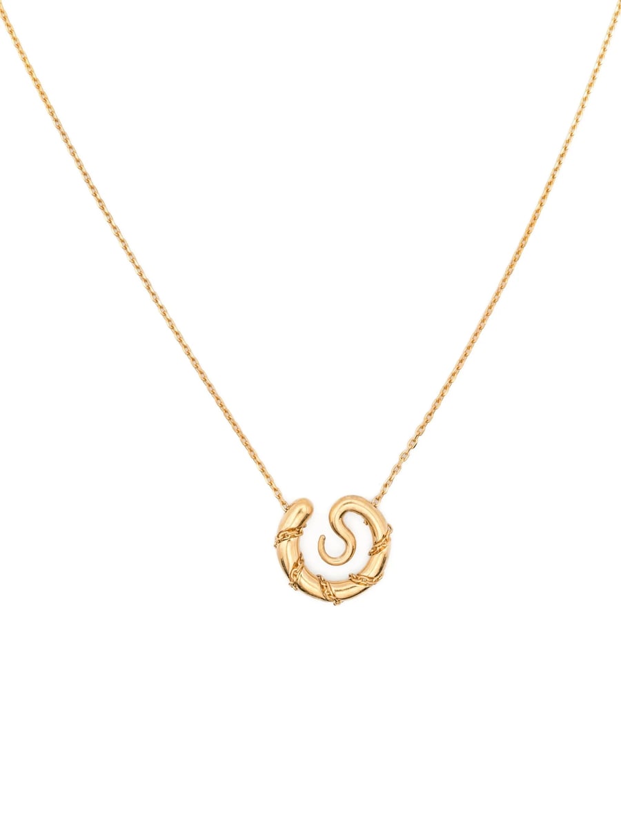 Panconesi Panconesi Serpent Medallion Chain Necklace, view 3