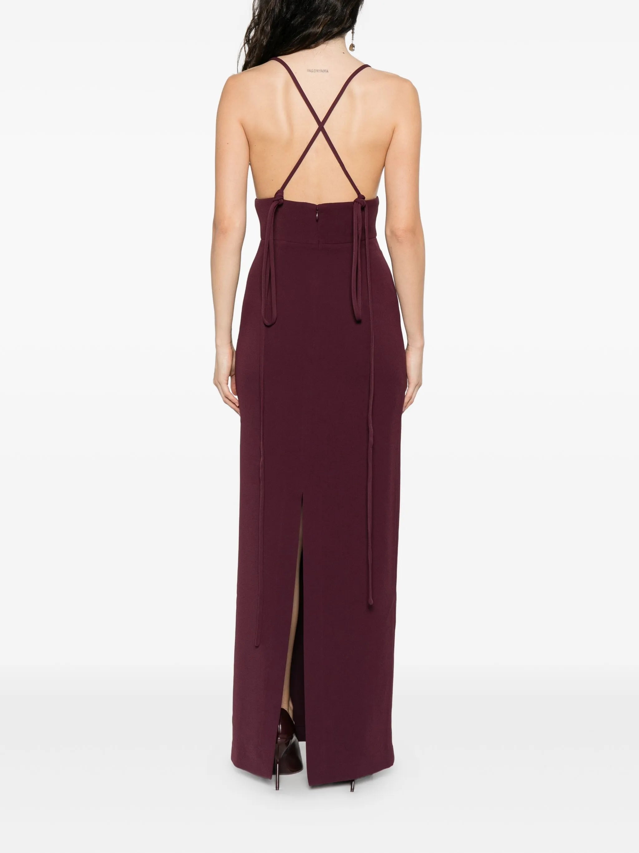Solace London Solace London Cross-back Maxi Dress, view 2
