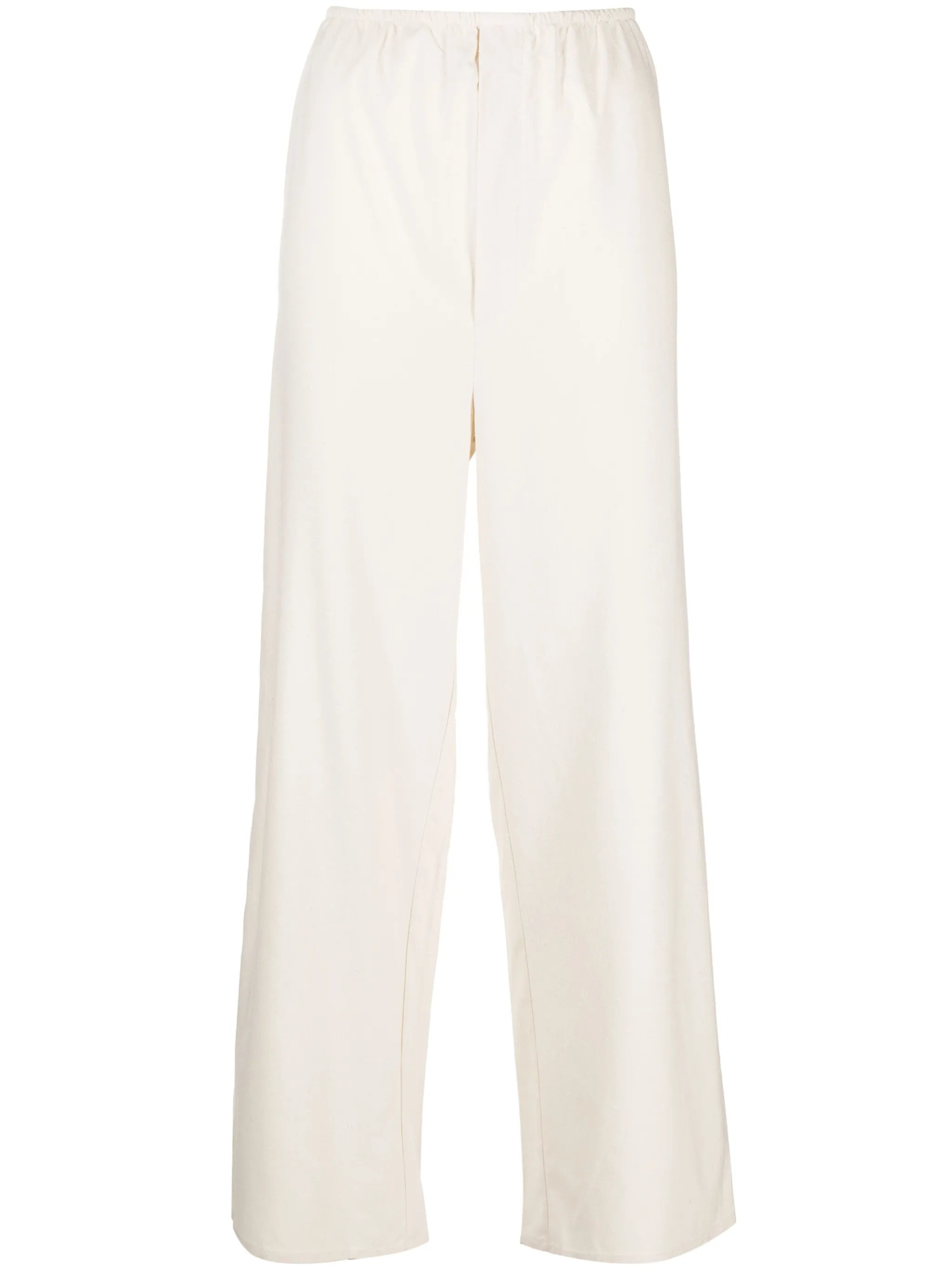 Baserange Baserange Elasticated-waist Silk Palazzo Pants