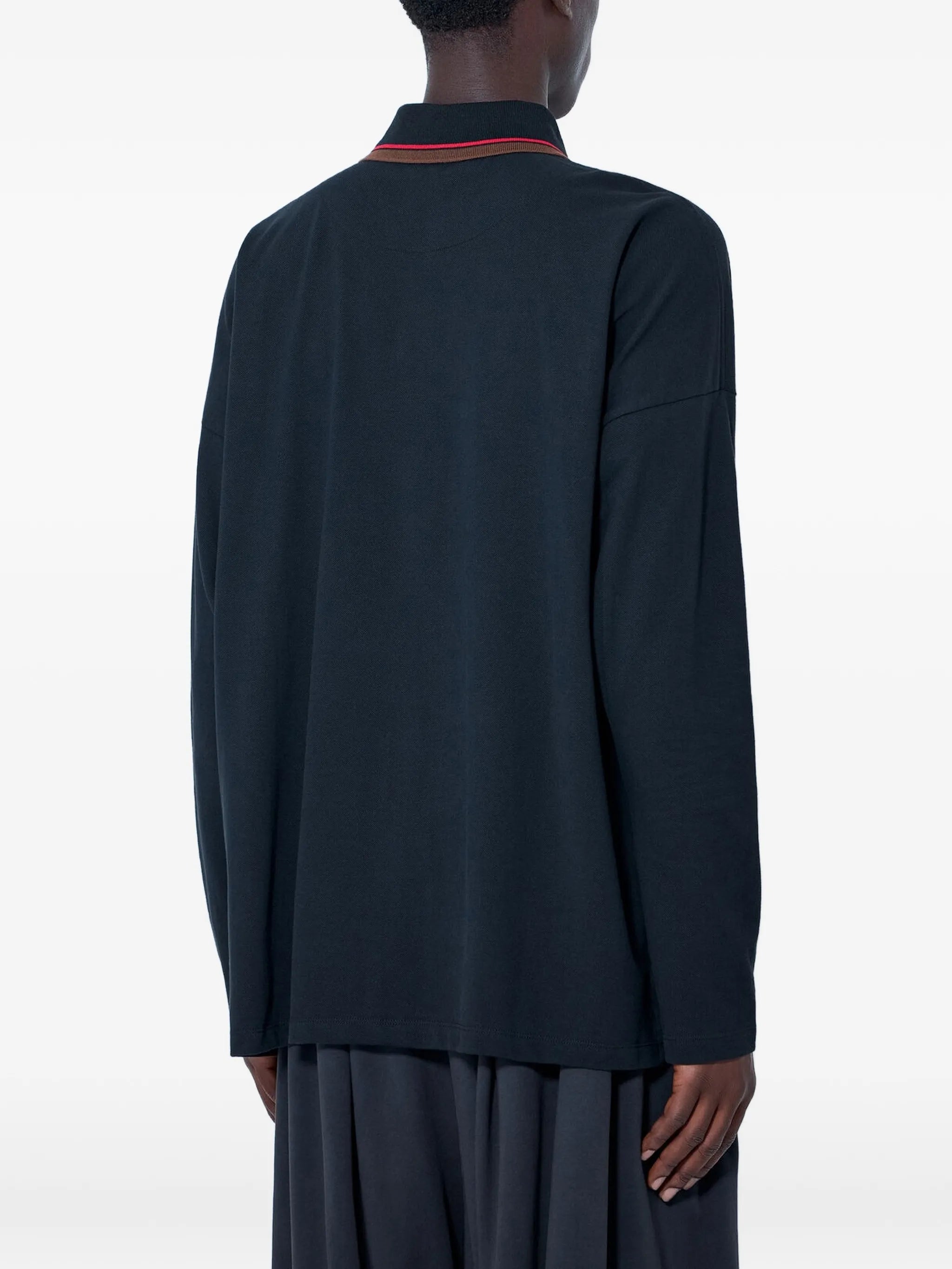 Vivienne Westwood Vivienne Westwood Embroidered Long-sleeve Polo Shirt, view 2