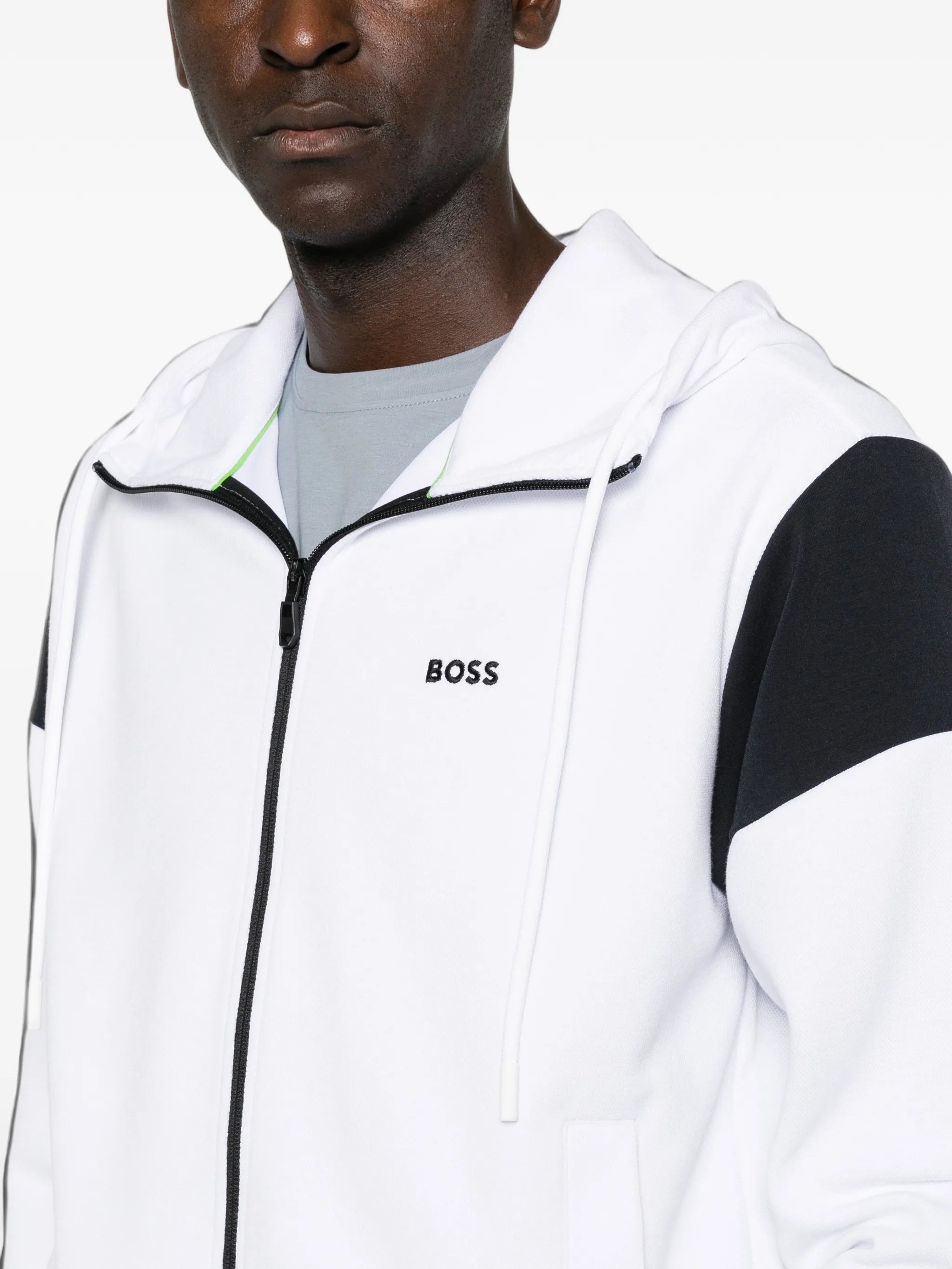 Boss Boss Logo-print Colour-block Tracksuit, view 2